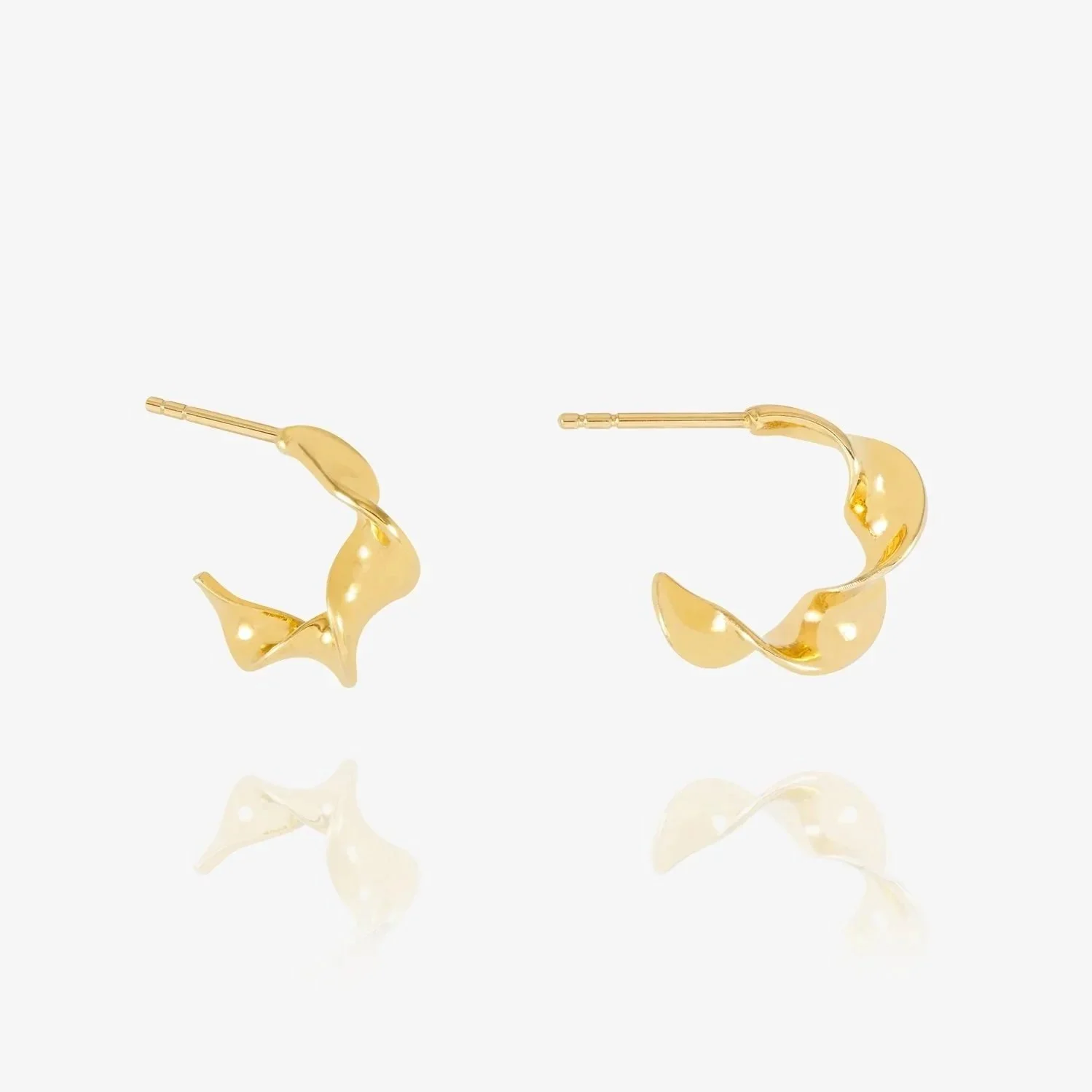 Small Twisted Hoop Earrings