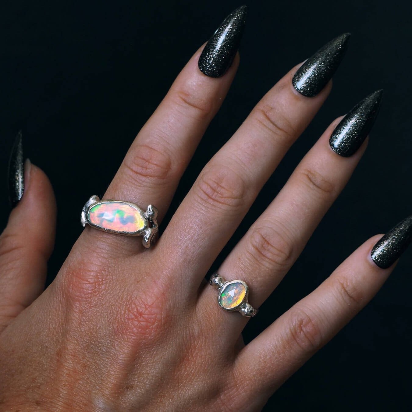 Snake-Opal-Ring-Skulls-Opal-Ring-Duo-worn-SLAB-Jewellery.jpg