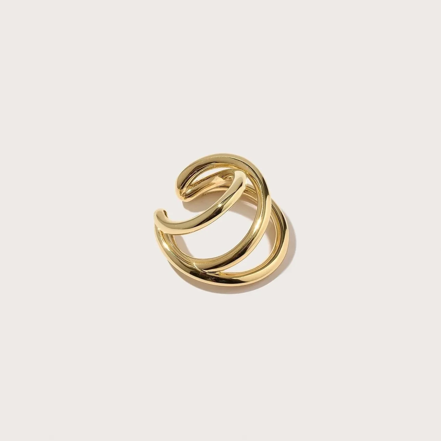 Spiralis Ear Cuff in Gold