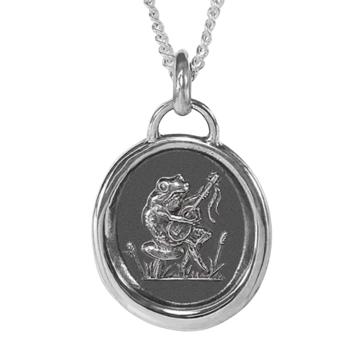 Frog Serenade Amulet Pendant