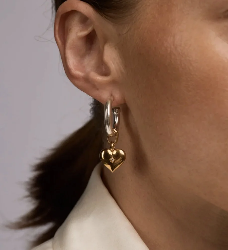 Mixed Metal Heart Hoop Earrings.jpg