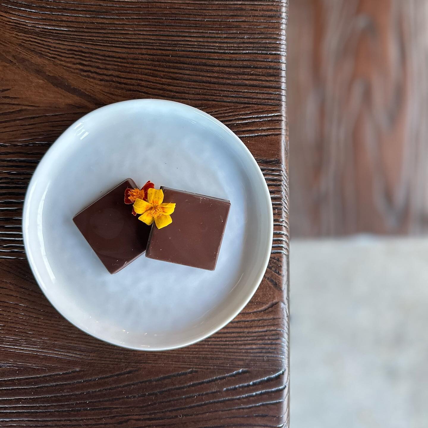 Do you ever get to the end of the meal and just want a little bite of something sweet? We get that. So we made that. 

I&rsquo;m really excited to be able to make my own chocolate, from the bean, for my own restaurant. I want to satisfy that &ldquo;j