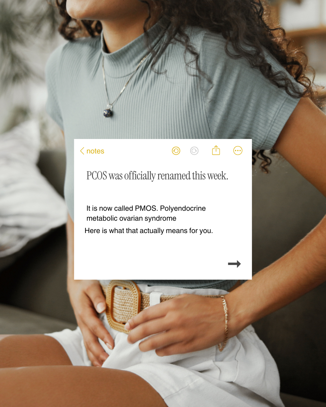 PCOS Was Just Renamed PMOS. Here Is What That Actually Means for You.