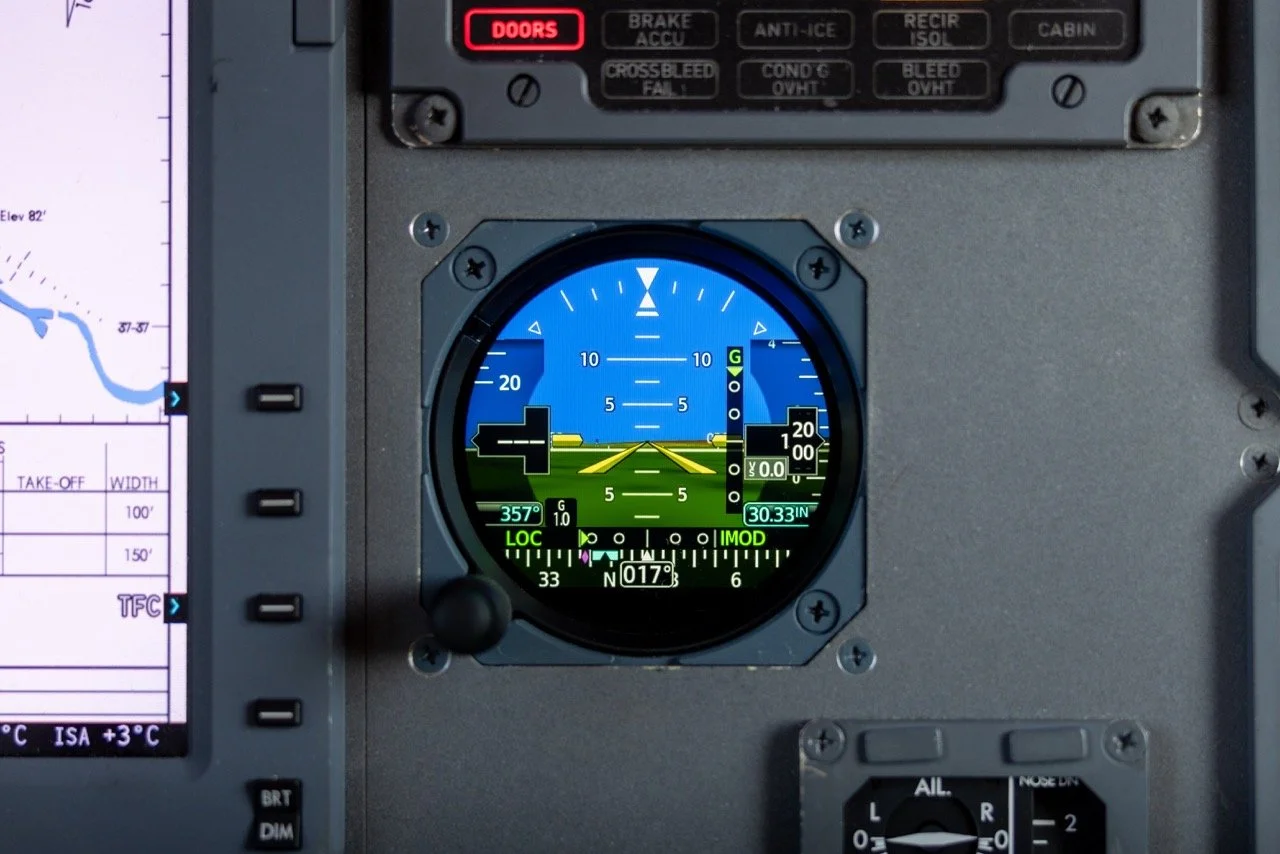 Modern glass cockpit avionics