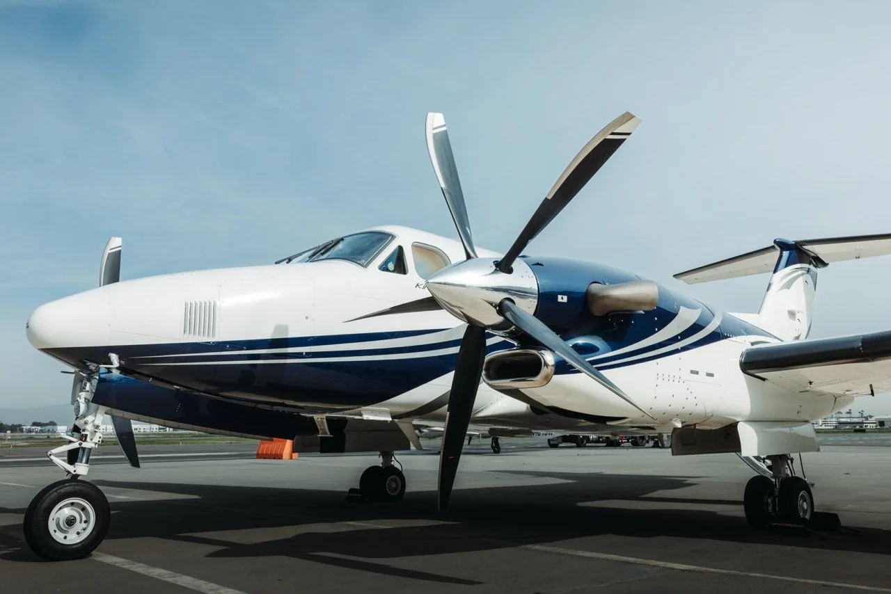 King Air 350i with PT6-67A Blackhawk conversion and MT 5-bladed propellers