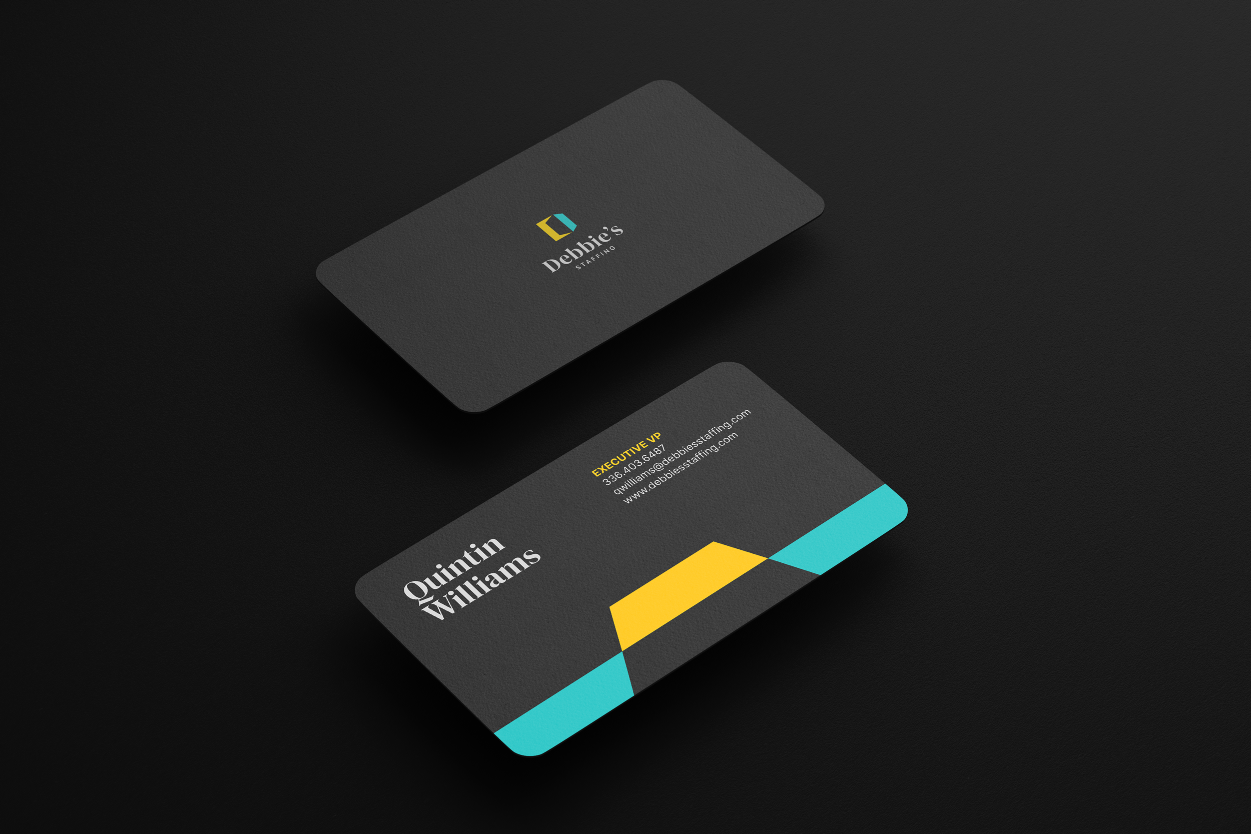 Debbie's Staffing business cards