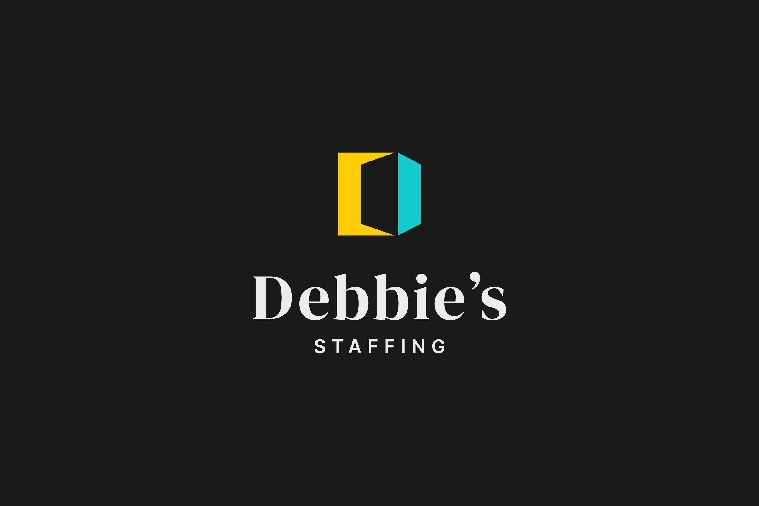 Debbie's Staffing primary logo design