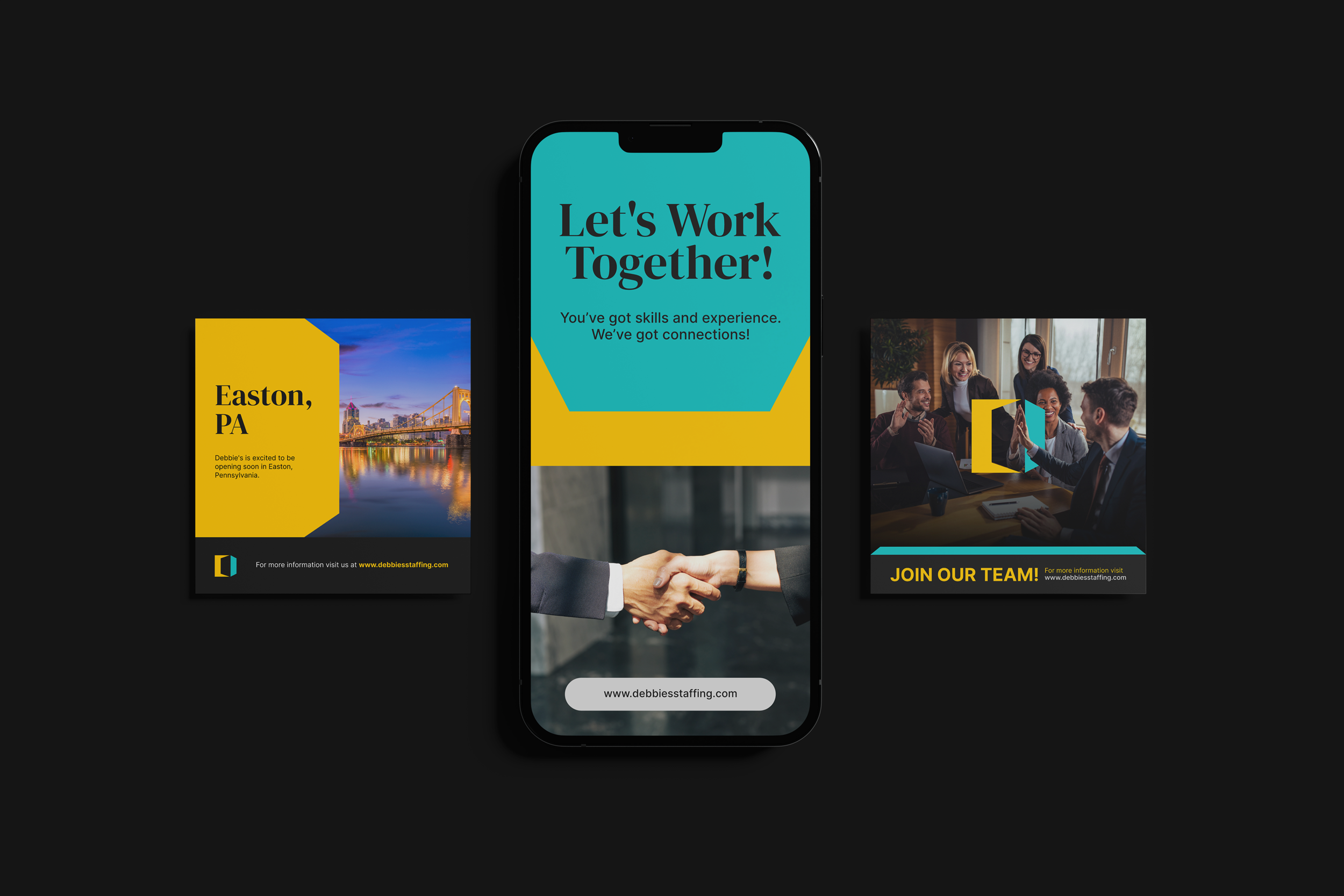 Debbie's Staffing social media template