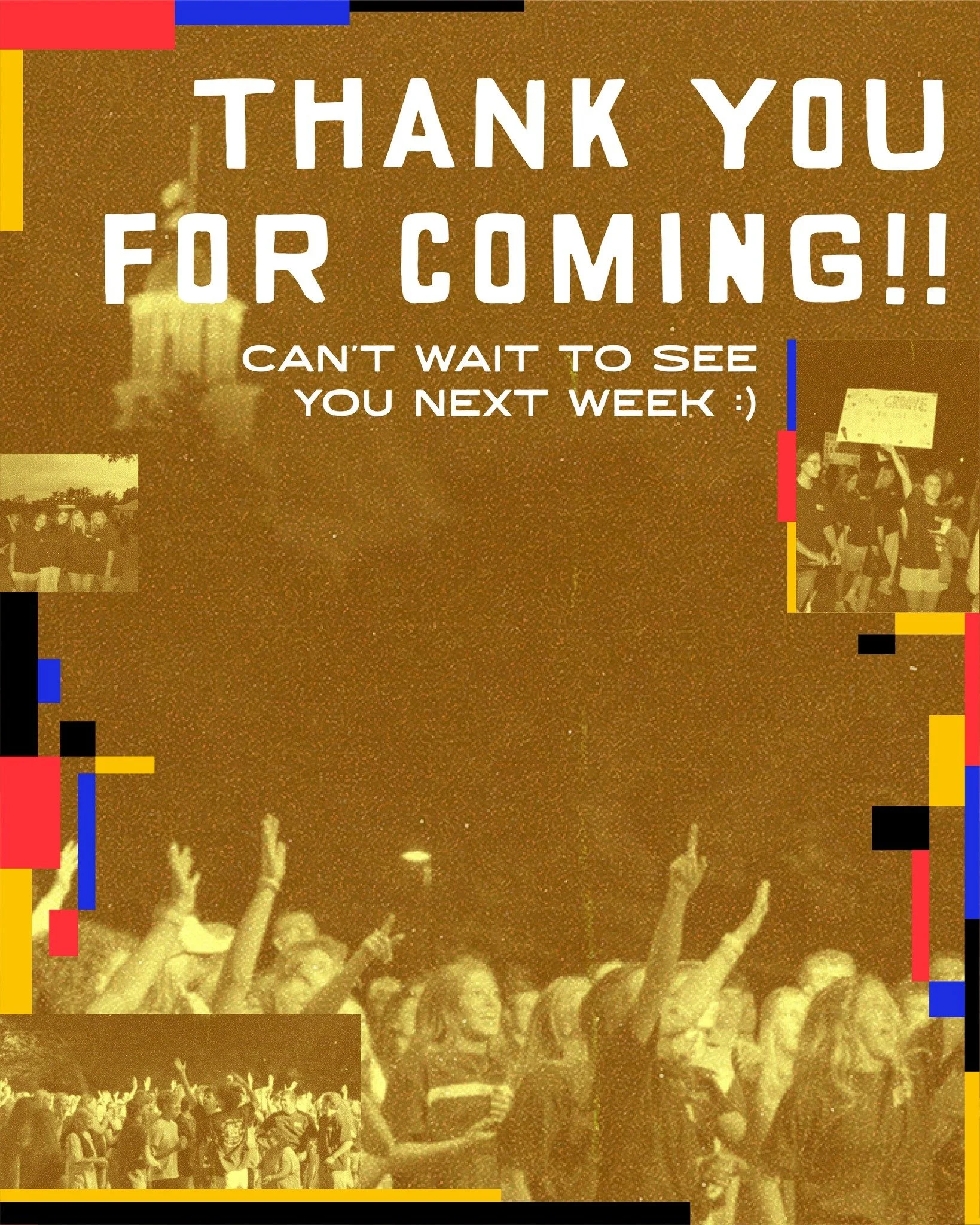 Thank you for coming soo muchhhh!! We had such a great time starting off the year and we're just getting started. We're so pumped to worship Jesus with you all year. Next week will be our first normal salt on THURSDAY at Veritas church in Tiffin at 8