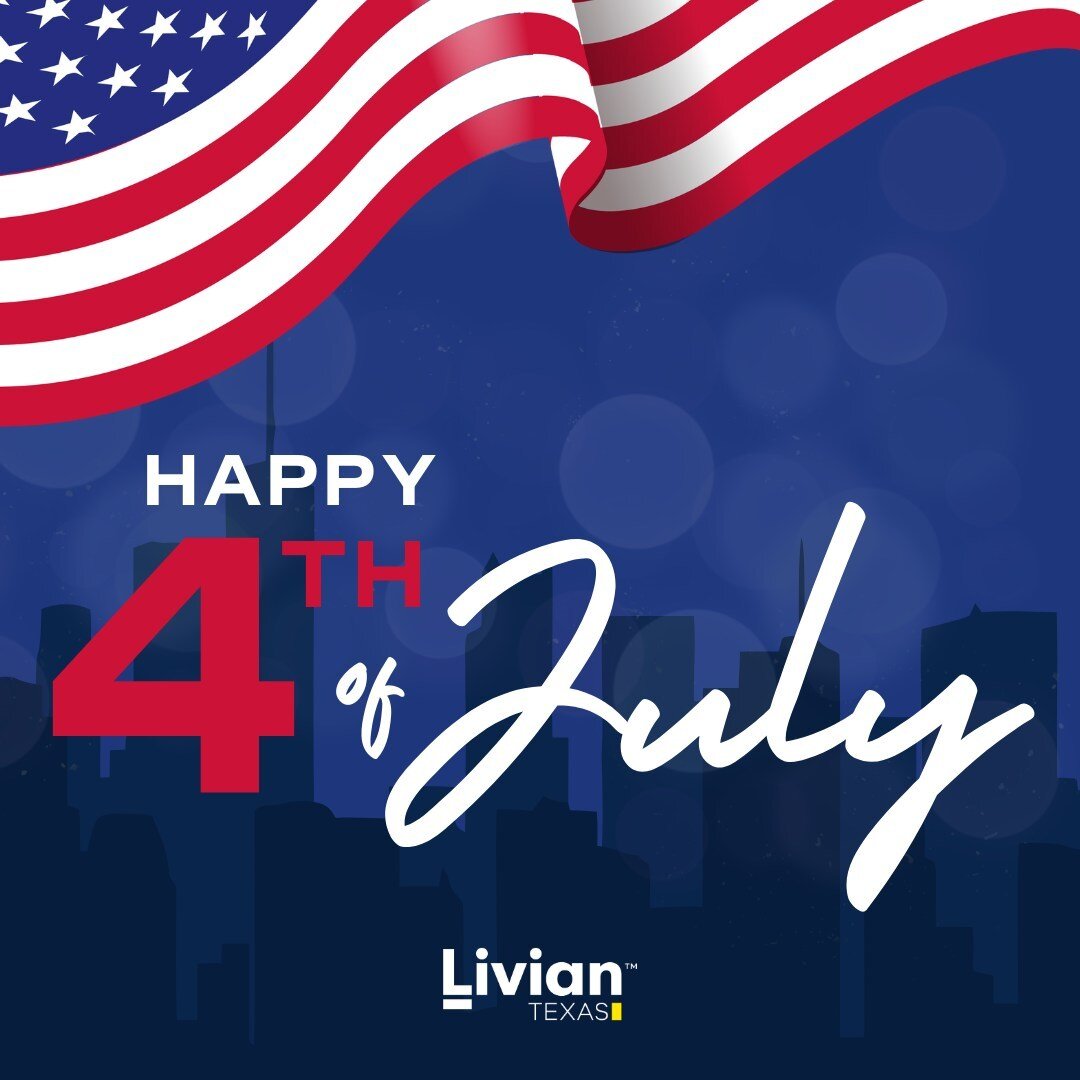 🎆Celebrating Independence Day!🎆
 
Wishing you a joyful and safe 4th of July filled with laughter, family, and cherished moments. 
#IndependenceDay #LivianTexas #LoveHowYouLive