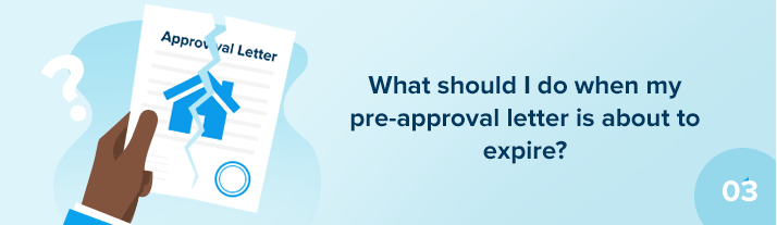Hand holding a pre-approval letter: what to do when your pre-approval is about to expire