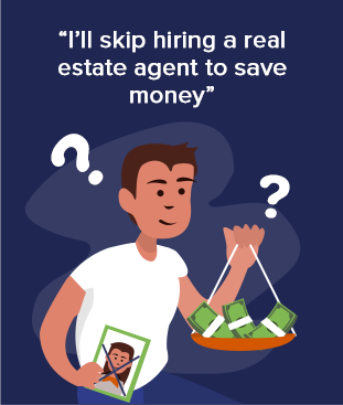 Myth: skipping a real estate agent saves buyers money