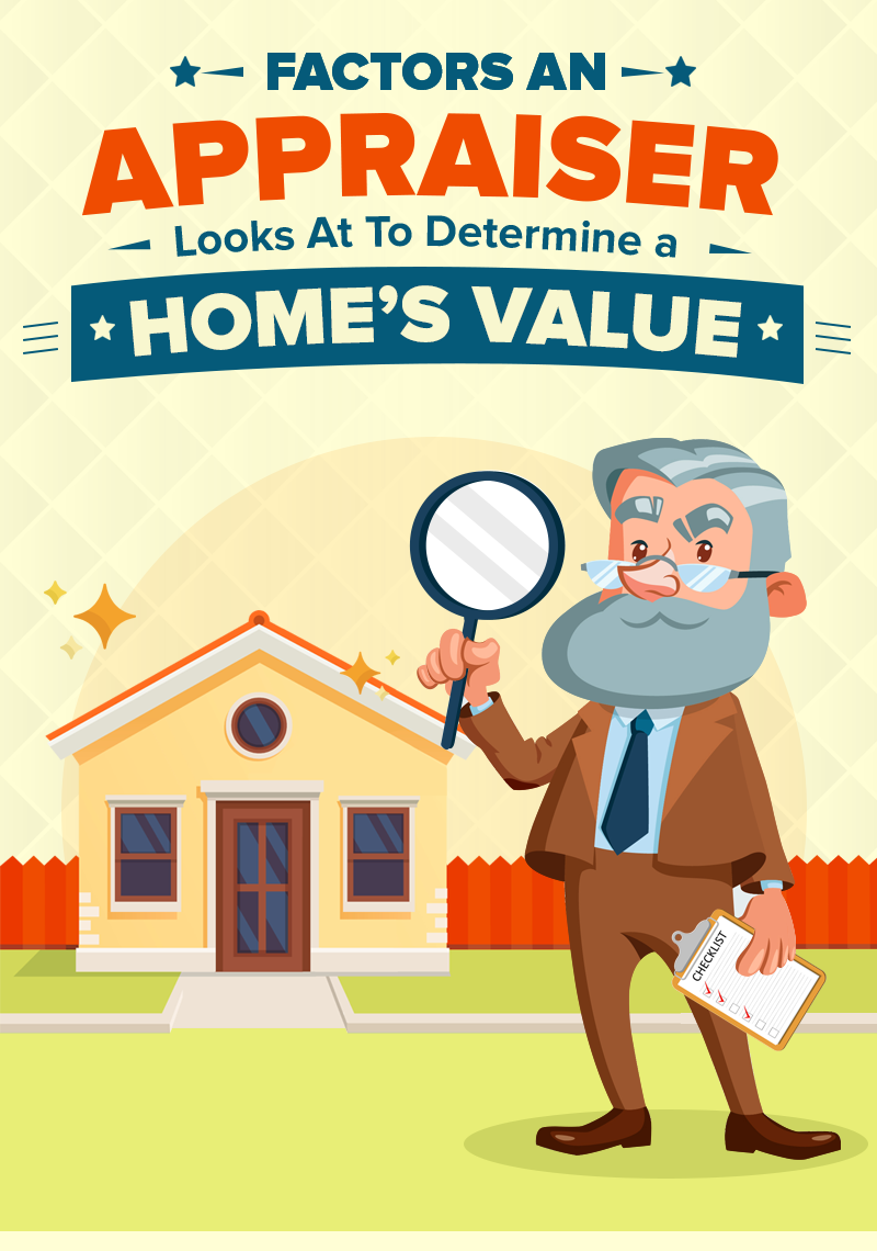 Factors an appraiser looks at to determine a home value illustration