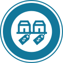 Icon representing comparable sales used in a home appraisal