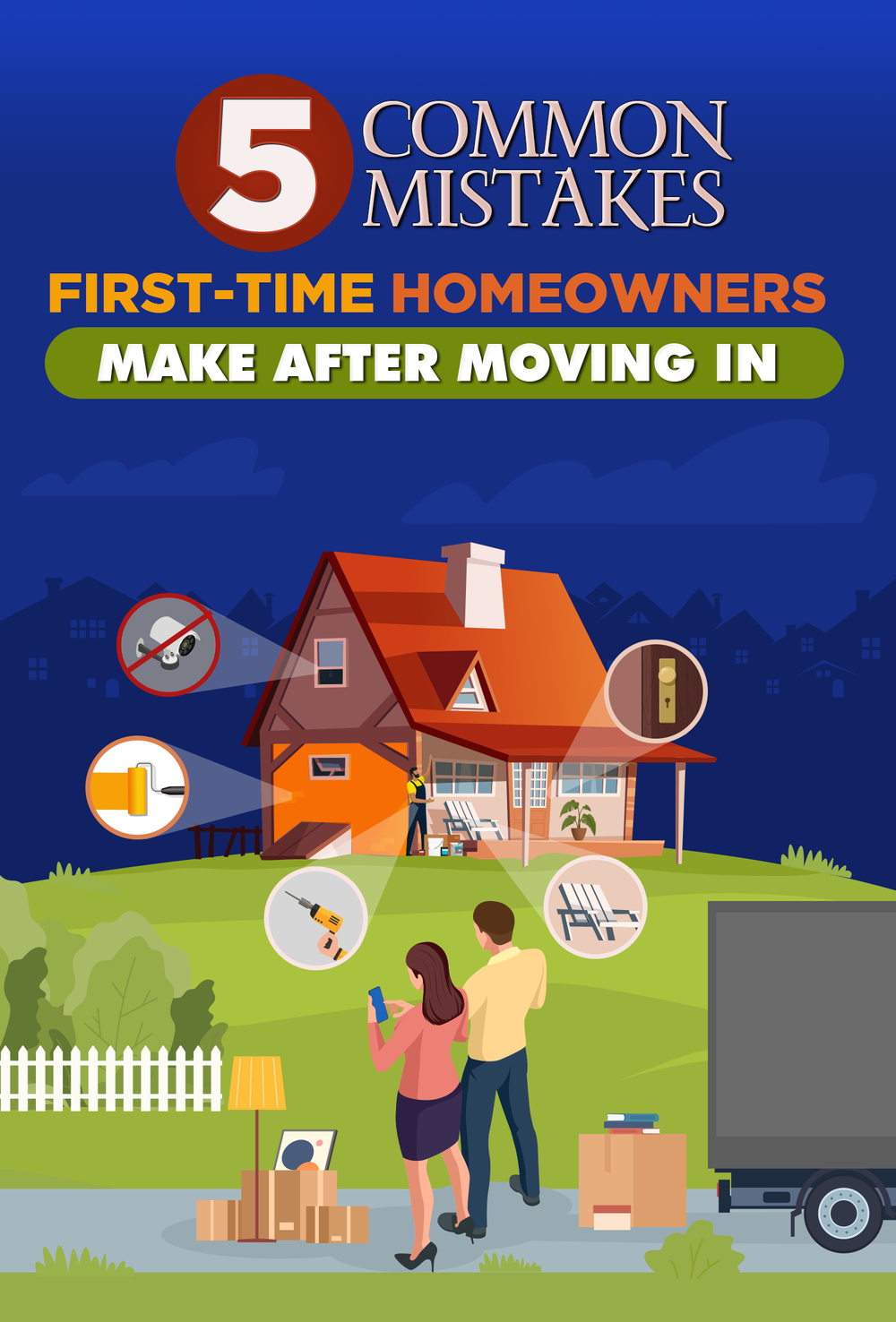 Common mistakes first-time homeowners make after moving in
