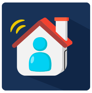 Homebuyer inside a house icon representing credit and income readiness