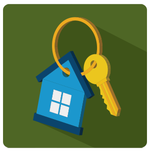 House keys representing how long you plan to stay in a home