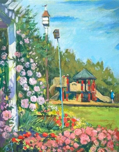 Little Treasure 8 x 10 acrylic