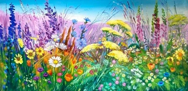 Summer 24 x 36 acrylic