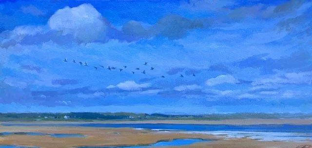 Wrightsville Beach 10 x 20 acrylic 