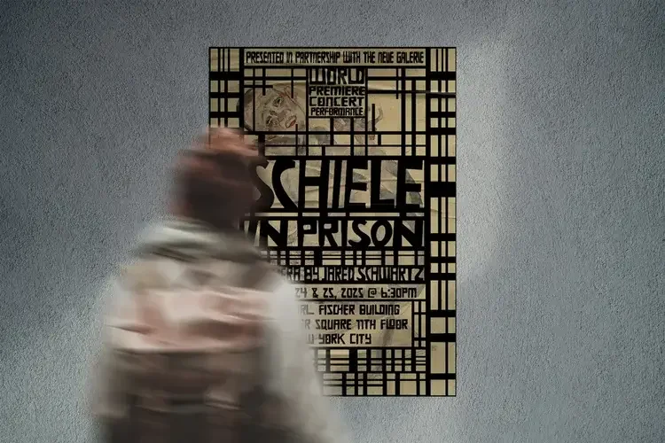Schiele In Prison Poster Design