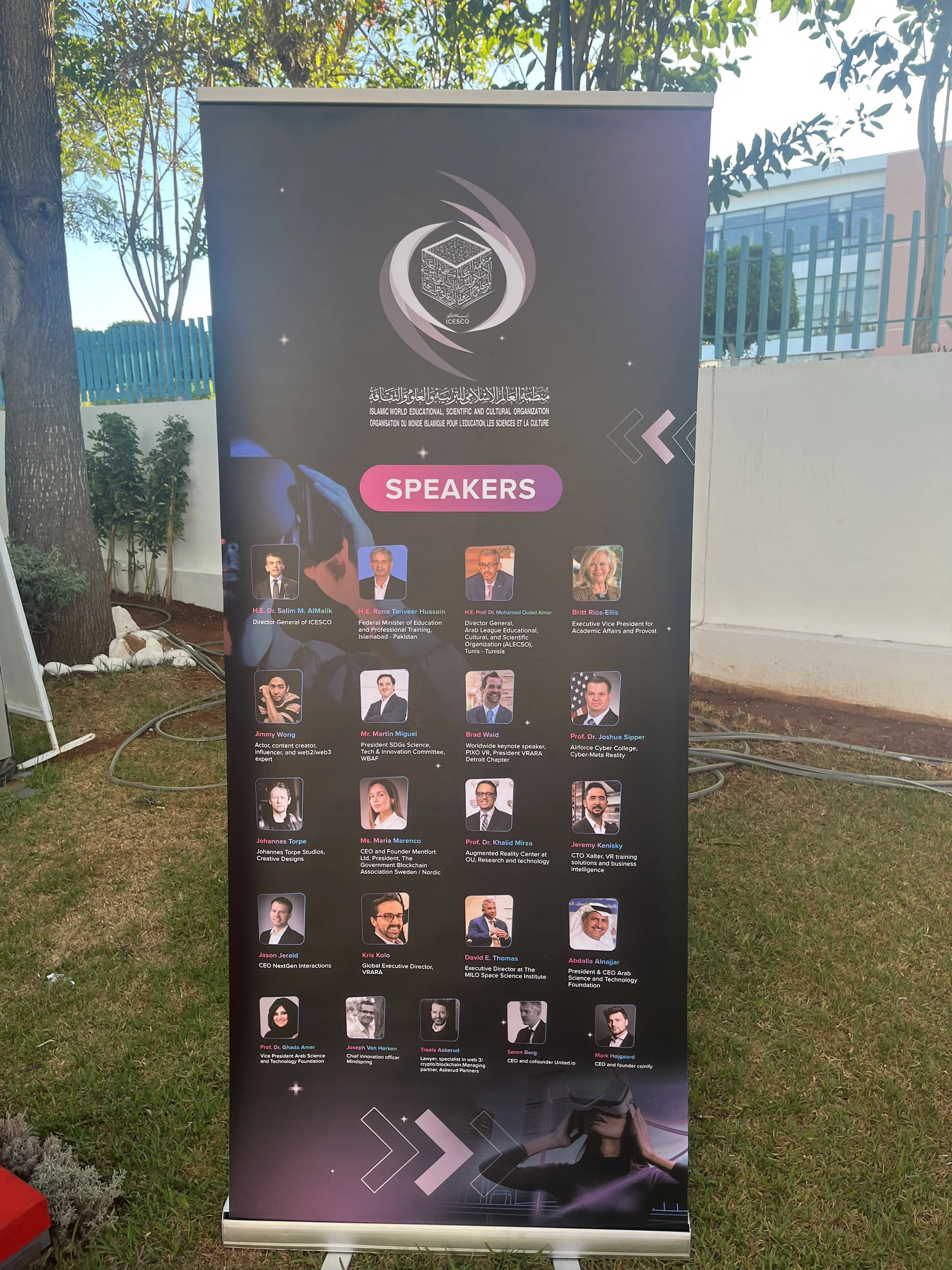 Speaker Banner - ICESCO HS - Rabat, KM