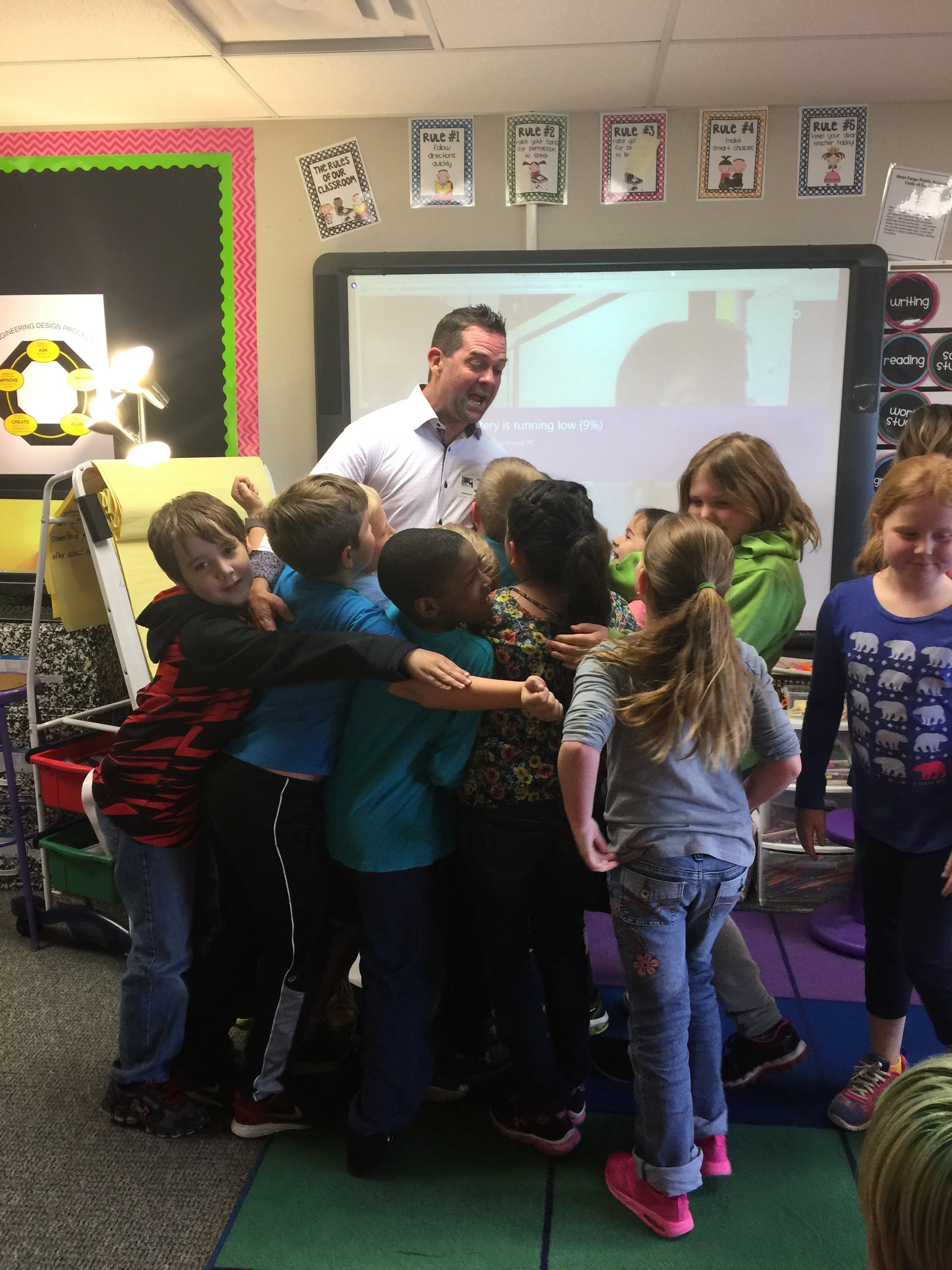 Sharing tech in 3rd grade classroom