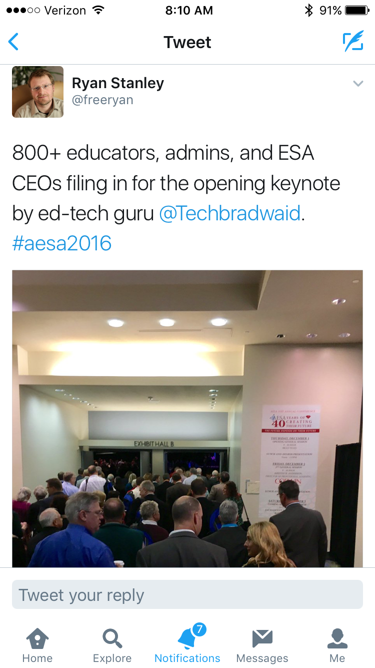 Tweet - AESA, Savanah, Georgia