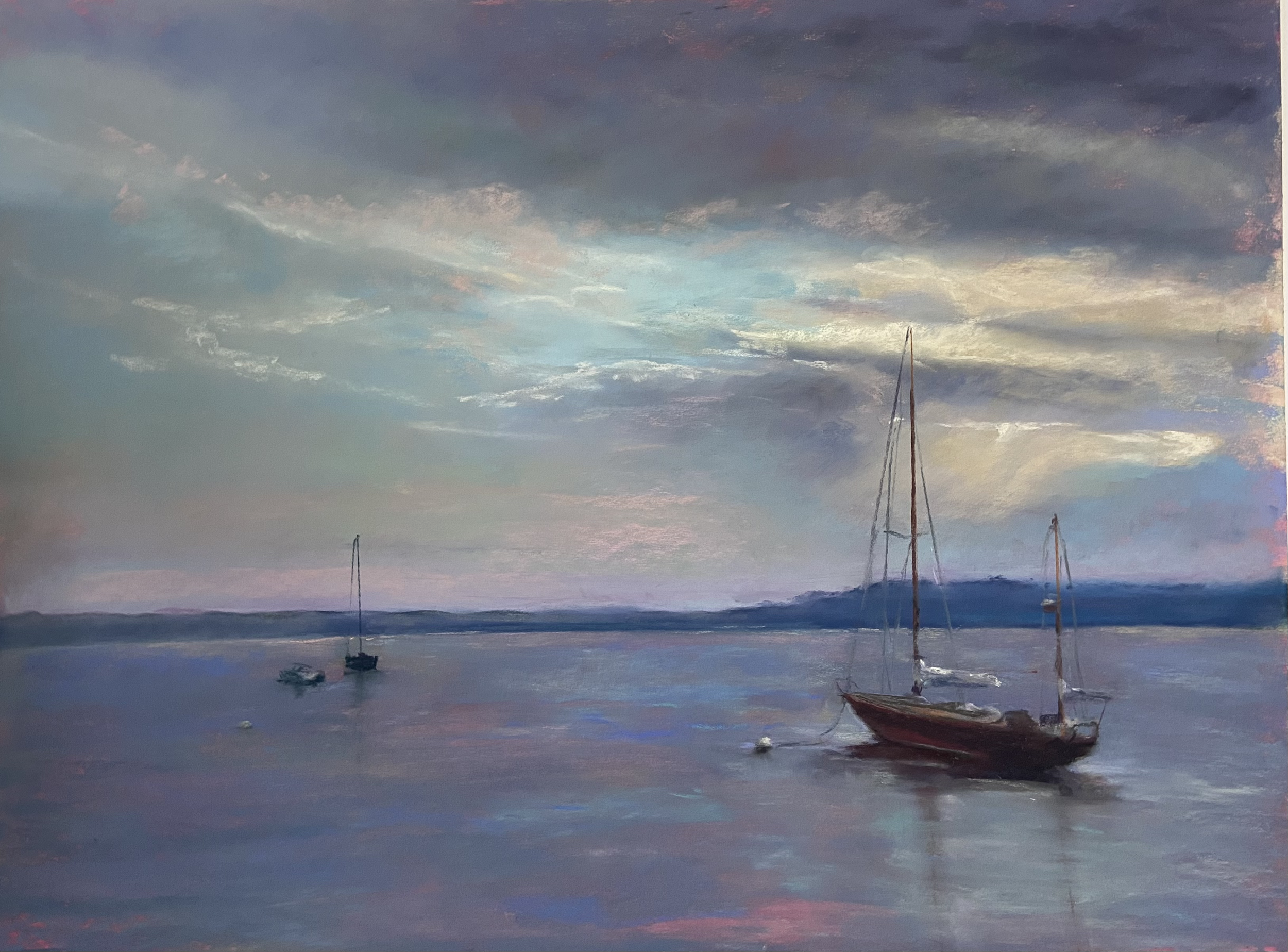 Breaking Through pastel