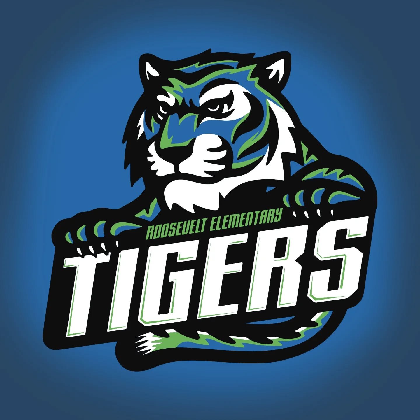 A little tiger design for my daughter's school, GO TIGERS! 🐯
