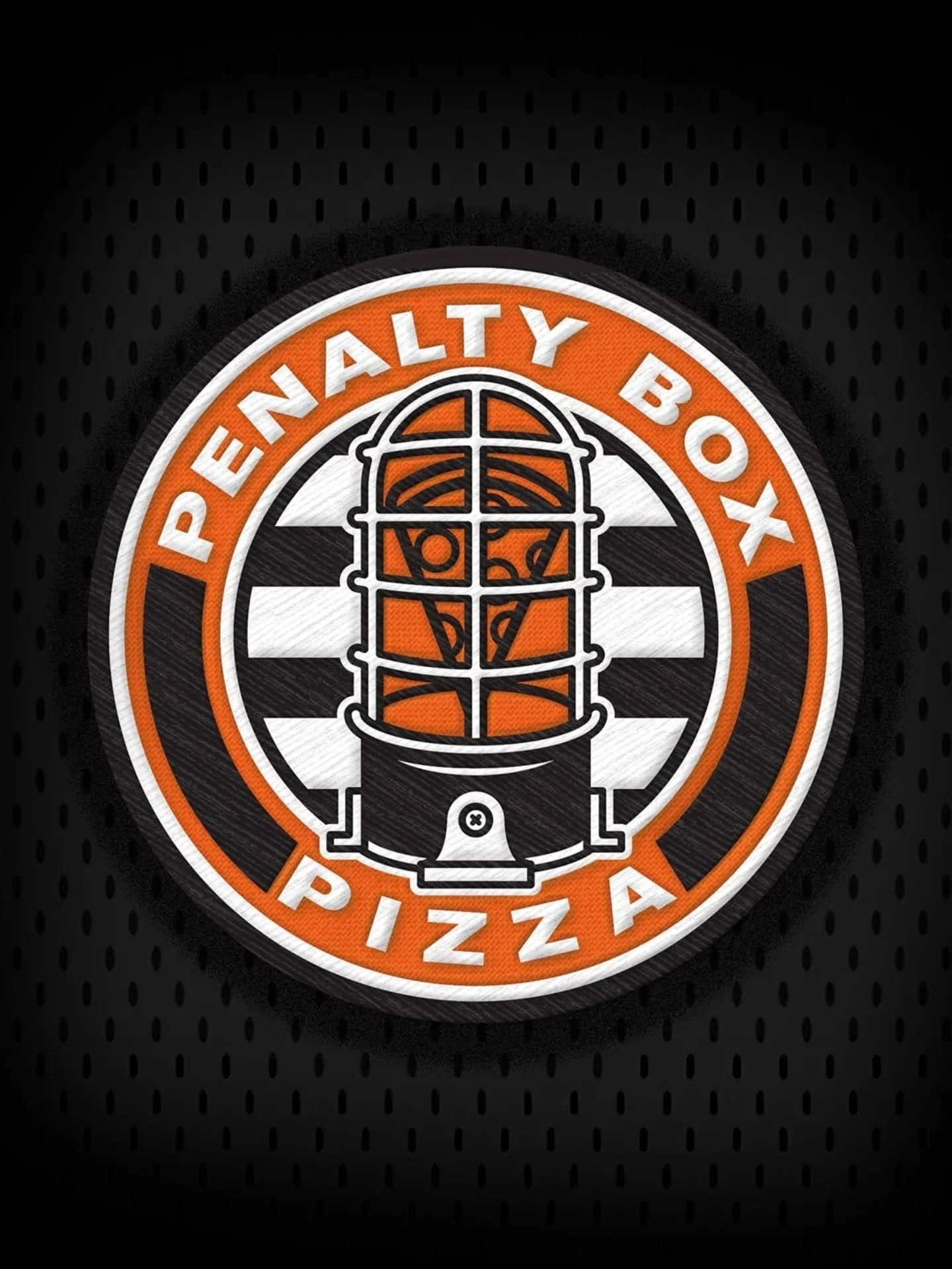 Logo and menu design for @penaltyboxpizza