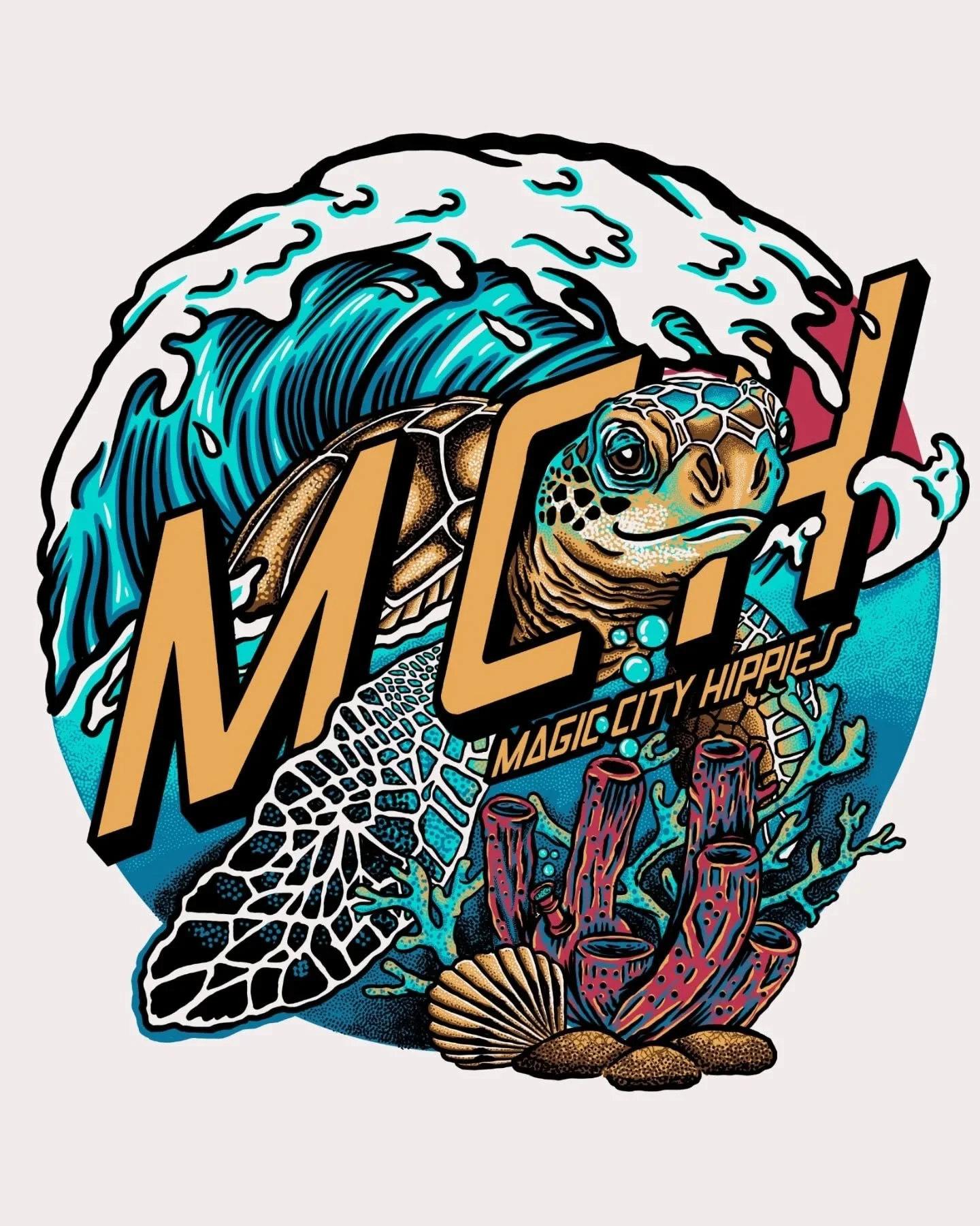 Design from awhile back for Magic City Hippies 🐢