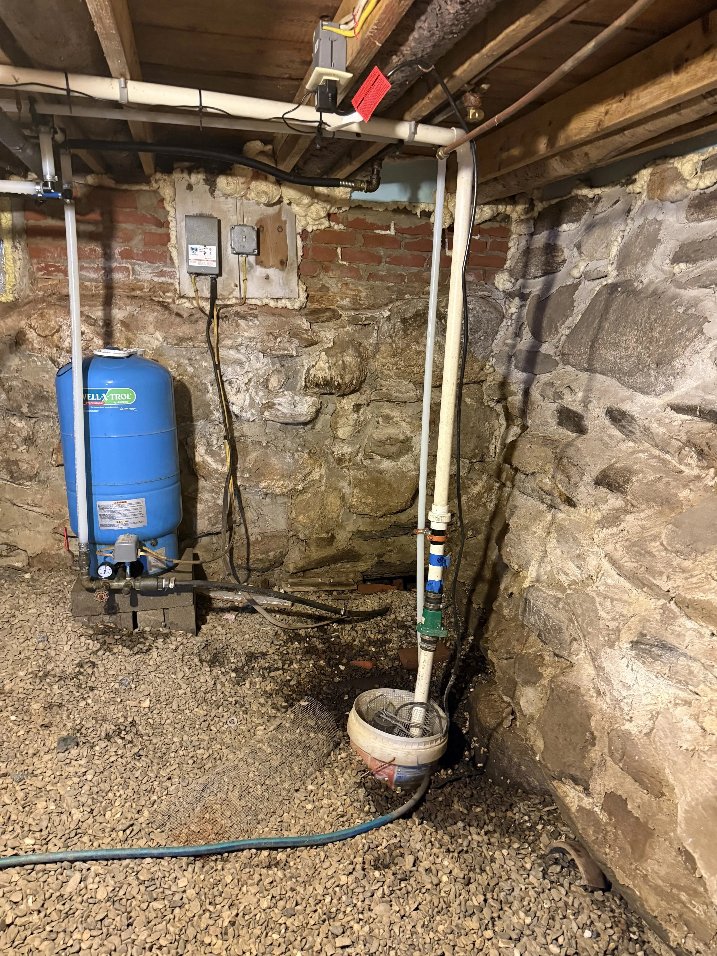 Sump pump installation