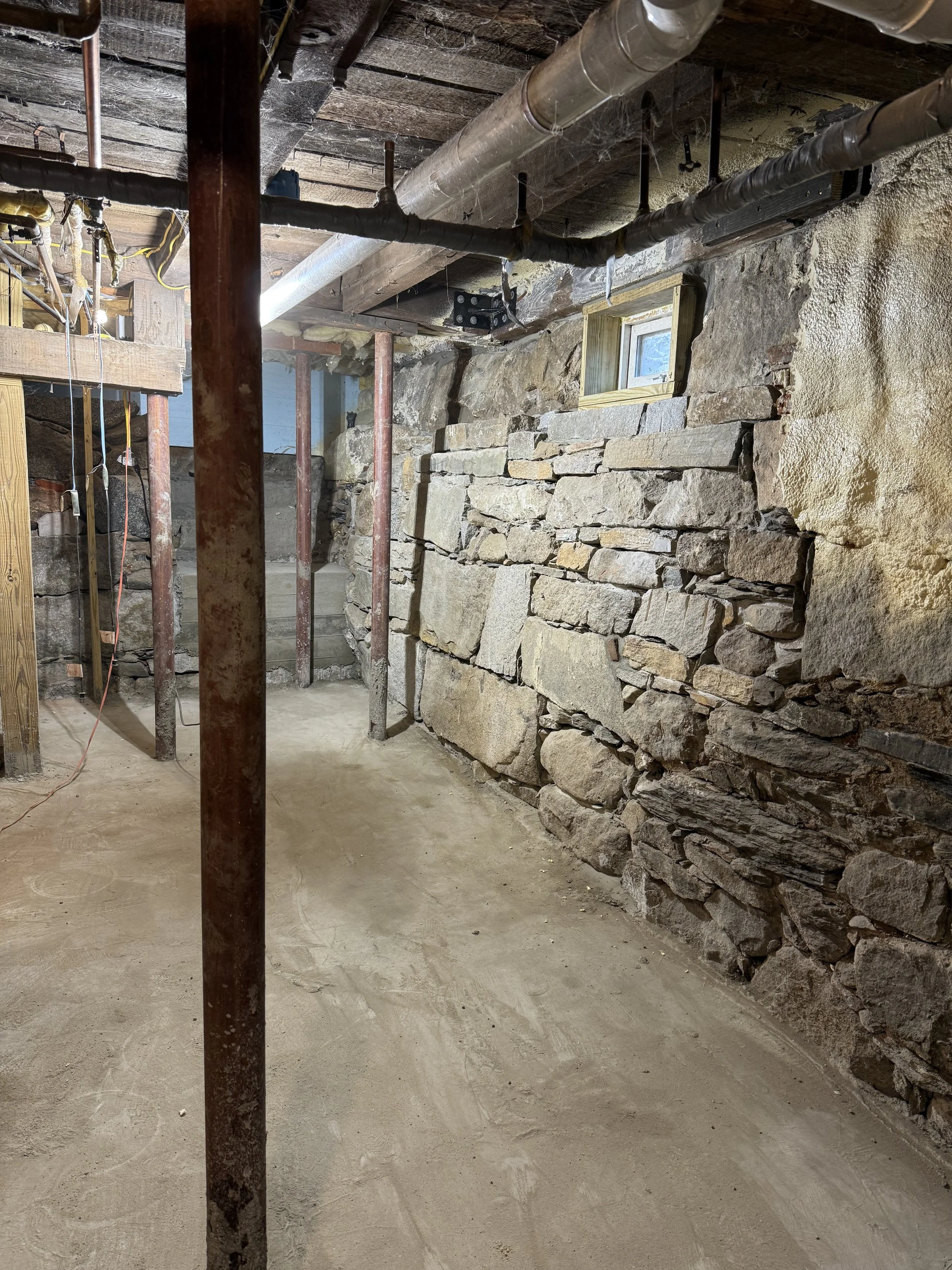 Stone foundation repair