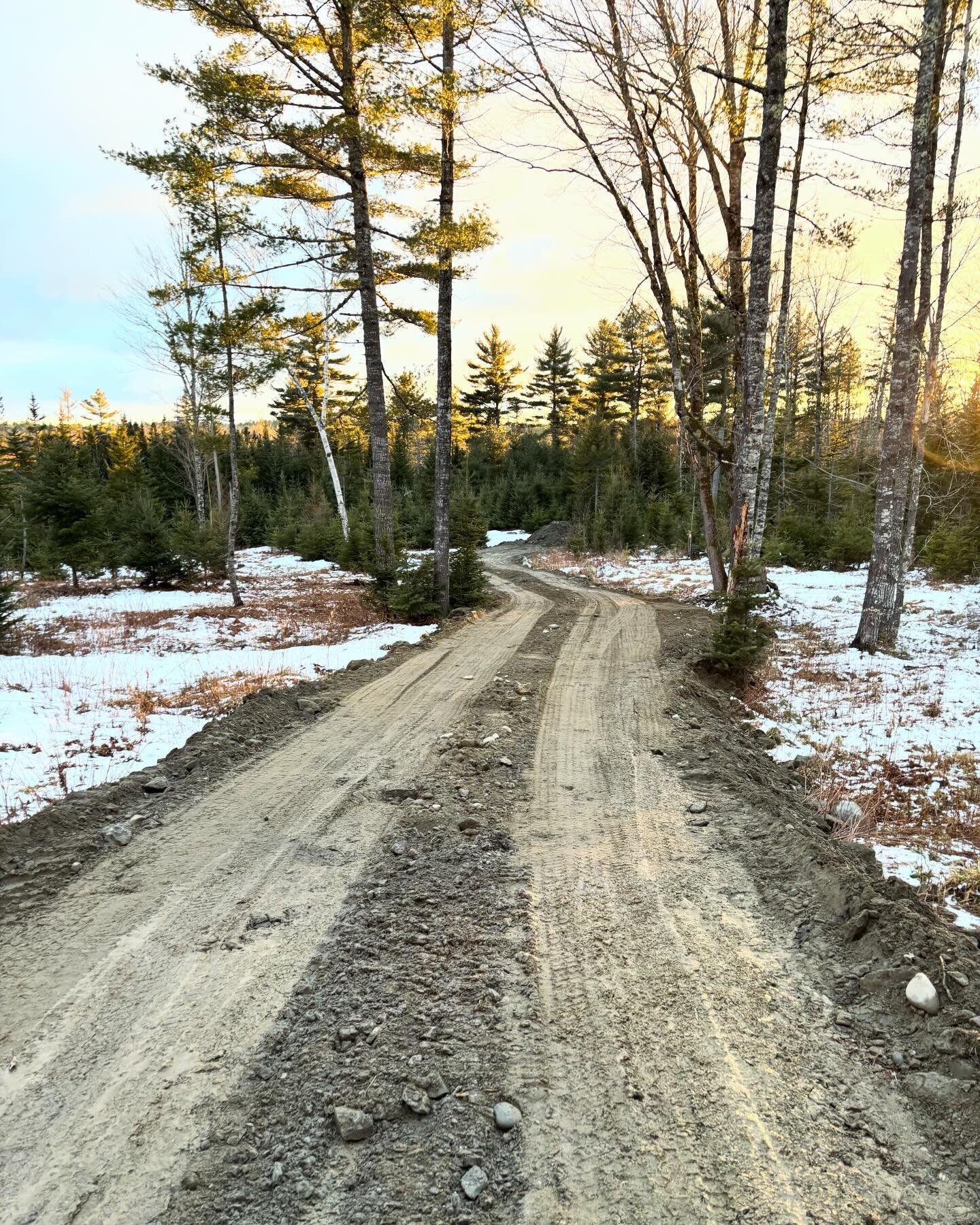 This winter, lots of groundwork has been completed, utilities are in! We&rsquo;re so thankful for all of the hard work! Here are some photos of the work in progress! Updated photos to come! 

#workinprogress #yurtliving #mainewinter
