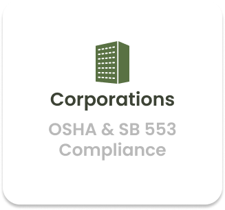 Corporations: OSHA & SB 553 Compliance