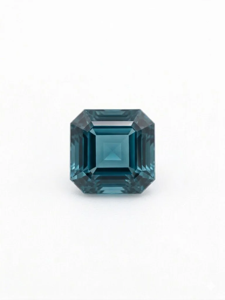 Asscher Cut London Blue Topaz