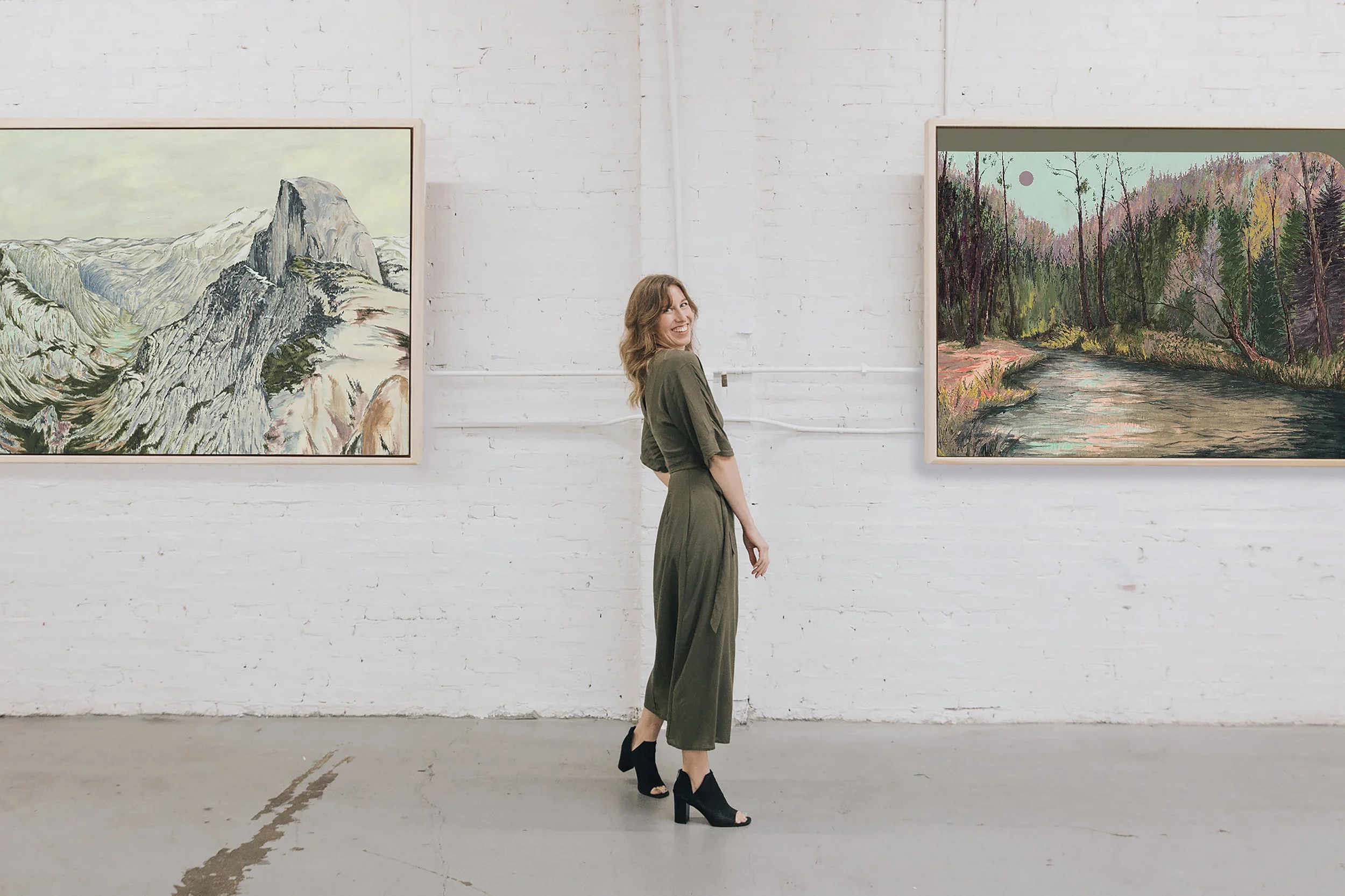 Visionary landscape painting by Jennifer Peart