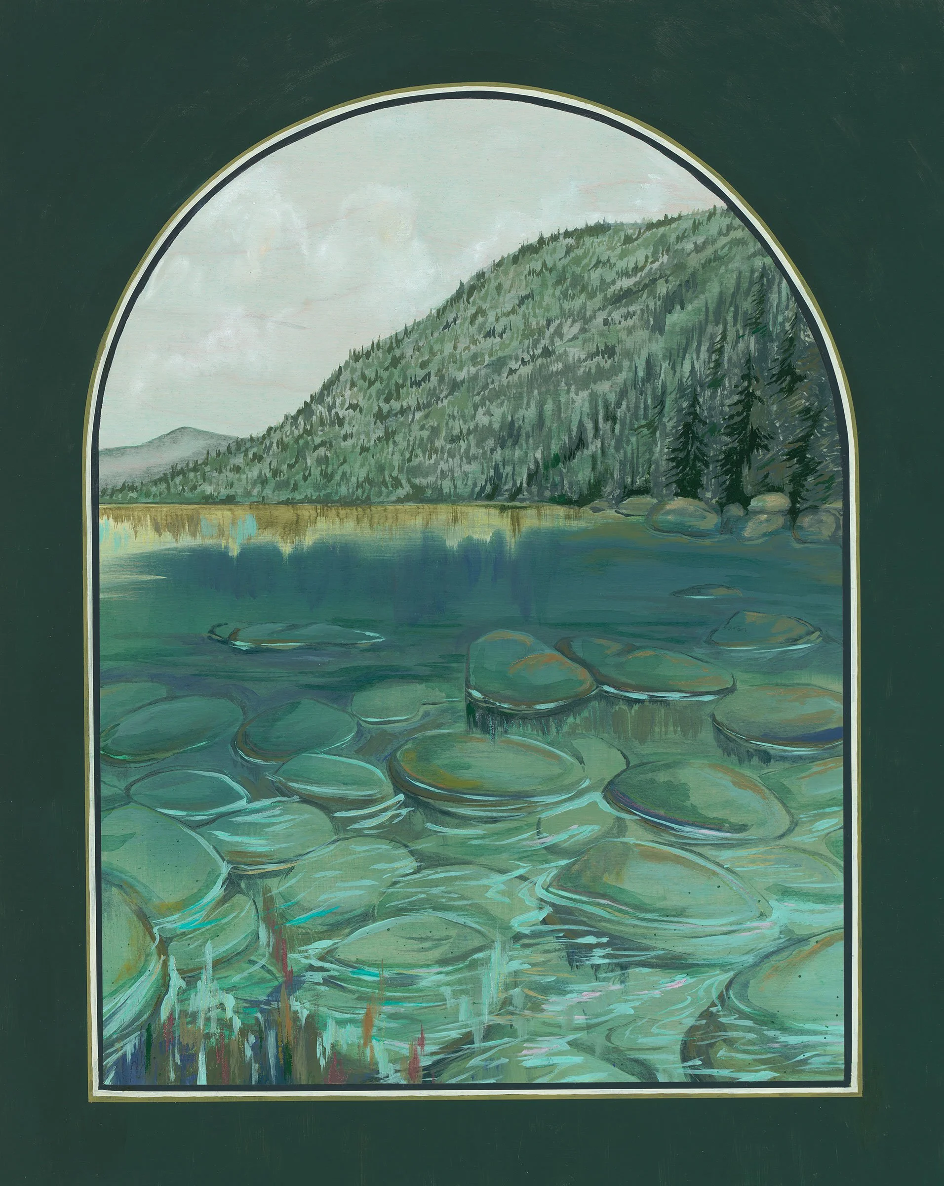 "Ever Zephyr", oil, acrylic, gouache, and pastel on wood panel, 20"x16”