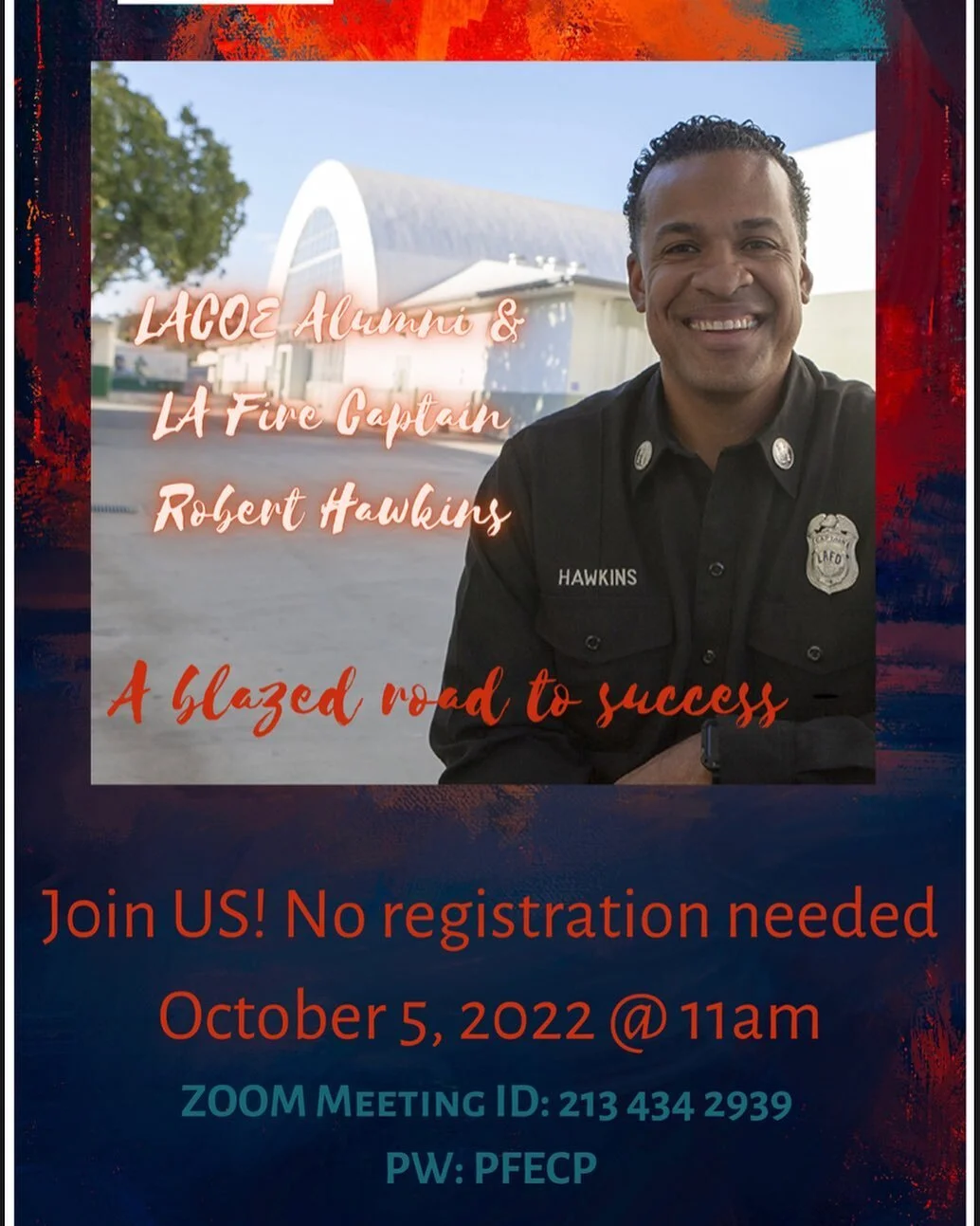 Morningside high Alumni and School with a Purpose Alumni Capt Robert Hawkins will be on Zoom talking about how he&rsquo;s helping the community and you can achieve anything you want listen to the zoom and learn T -7 Love and blessings too Baba Tedric
