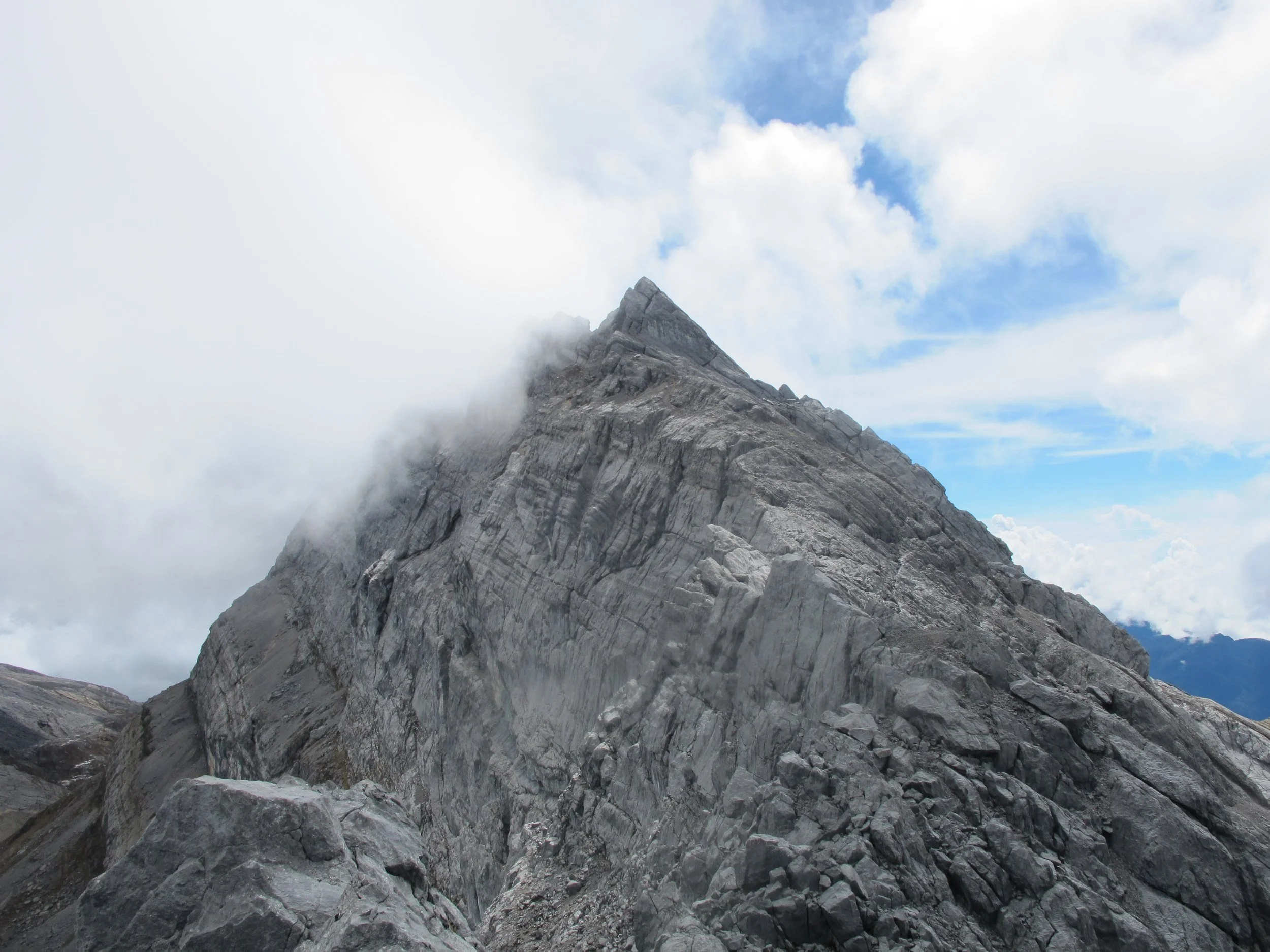 View toward Trikora Summit
