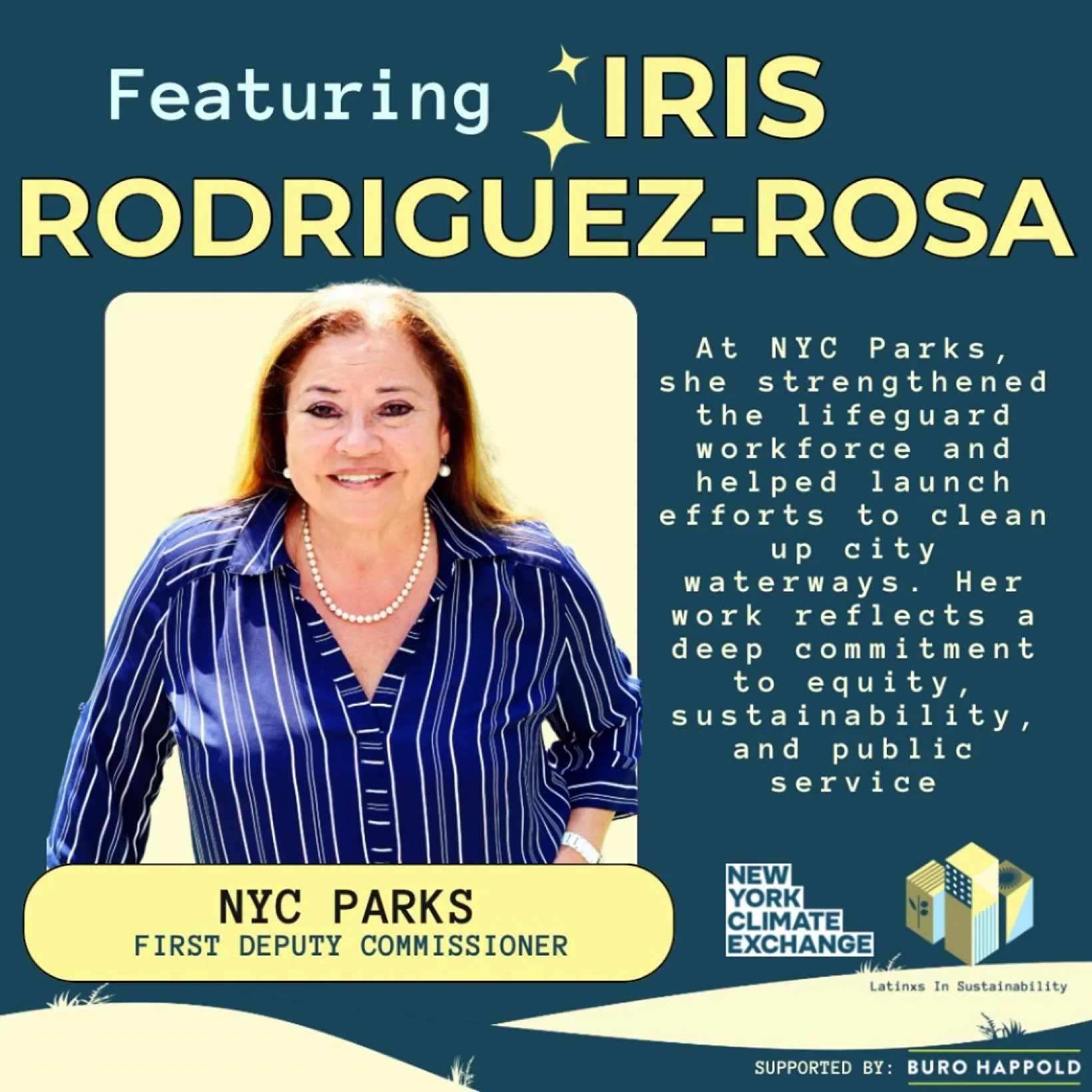 🌎✨Meet Iris Rodriguez-Rosa, our keynote speaker &mdash; NYC Parks leader and former First Deputy Commissioner, known for driving bold solutions across the city&rsquo;s green and blue spaces.

During her tenure, she led the revitalization of NYC&rsqu