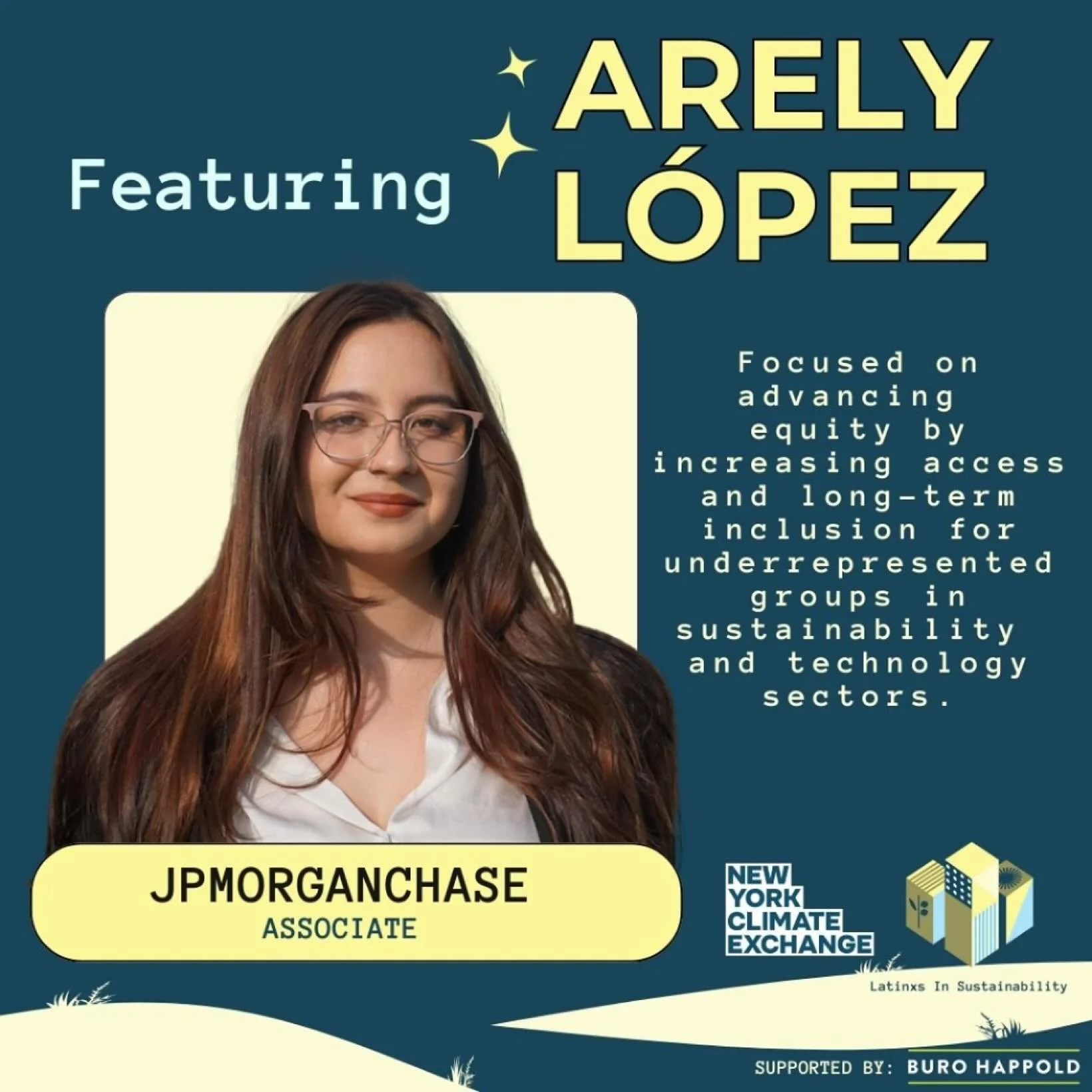 🌎✨ Meet Arely L&oacute;pez &mdash; a dynamic voice at the intersection of sustainability, tech, and equity, and the moderator guiding this powerful conversation.

With experience in consulting, communications, and research at Accenture, FSG, and now