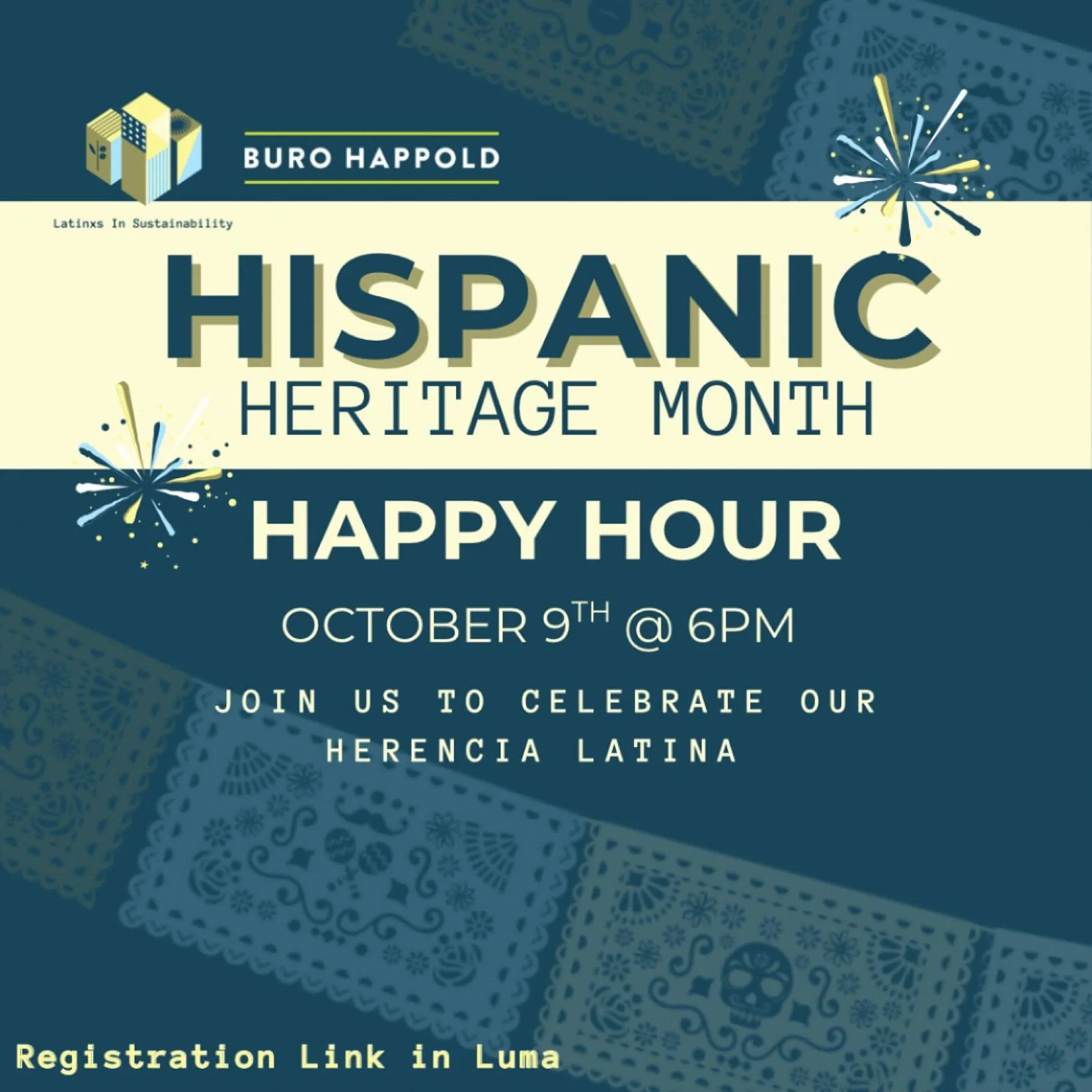🎉 You&rsquo;re Invited! 🎉

Celebrate Hispanic Heritage Month with Latinxs in Sustainability &amp; Buro Happold at our 3rd Annual NYC Event! 🇲🇽🇩🇴🇵🇷🇨🇺🇨🇴🇦🇷

📅 Thursday, October 9th
🕕 6 PM ET
📍 Buro Happold, Downtown NYC

Join us for an 