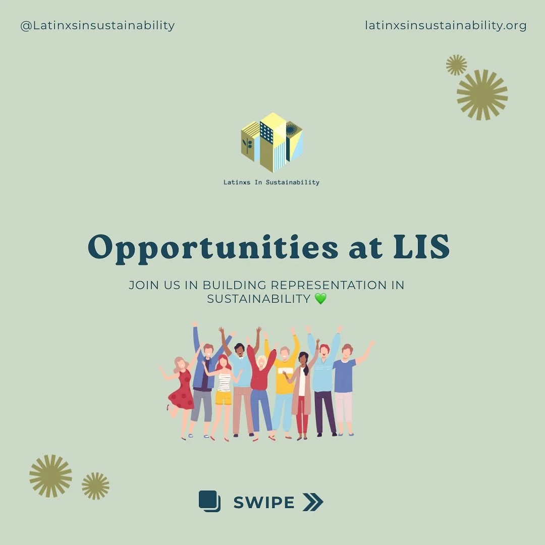 🌎✨ It&rsquo;s #HispanicHeritageMonth &mdash; and we&rsquo;re celebrating the heart of Latinxs in Sustainability (LiS): our incredible volunteers! 💚

From leading local chapters in NYC, Chicago, and San Diego to mentoring future leaders and building