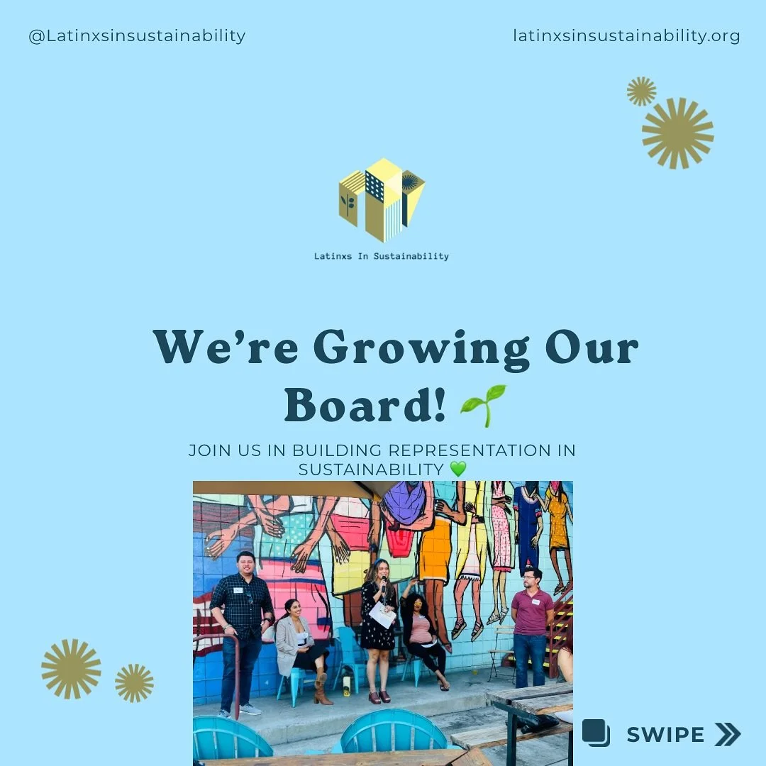 🎉 As we celebrate eight years of Latinxs in Sustainability (LiS), we are excited to share a pivotal moment for us: we&rsquo;re opening a first-of-its-kind Board role &mdash; Managing Director / Chief of Staff.

Over the past year we&rsquo;ve grown f