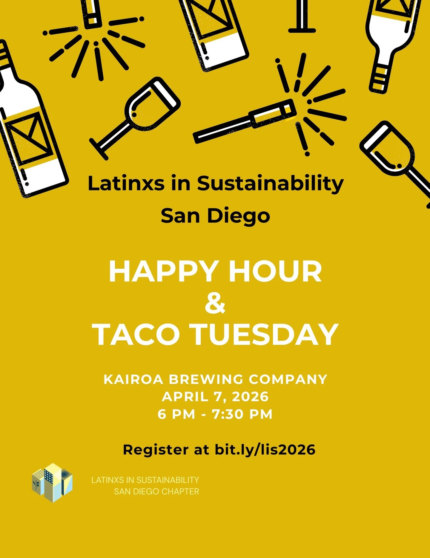 🌿 San Diego LiS Happy Hour

Join Latinxs in Sustainability (LiS) for our first San Diego event of the year!

Come meet and network with other Latinx professionals working in or working toward sustainability. Whether you&rsquo;re in the field already
