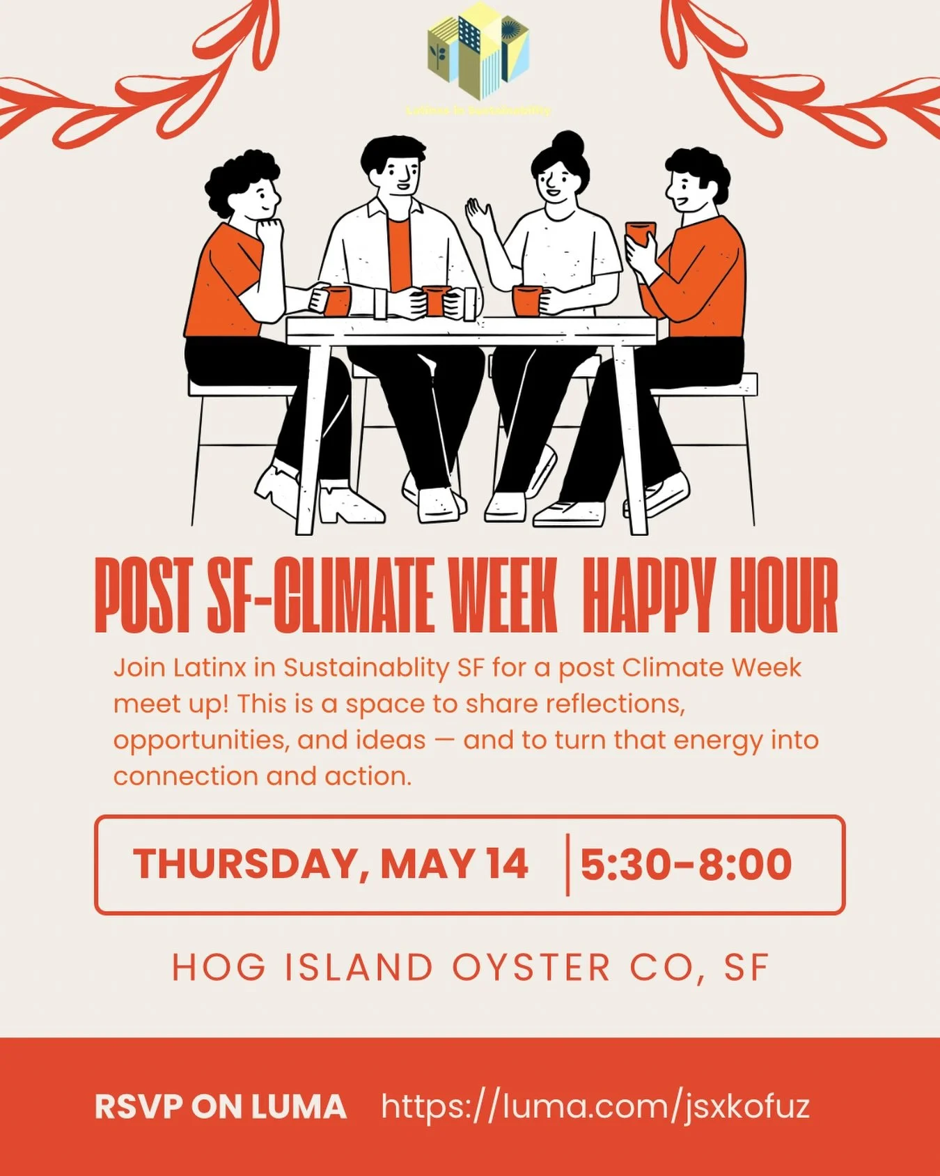 LiS is hosting our SECOND Bay Area gathering and it&rsquo;s about to be a vibe 💃🏽🌱🦪

Still thinking about Climate Week? Same. Let&rsquo;s keep that energy going &mdash; more connection, more ideas, more community 💡🤝

Whether you came to our fir