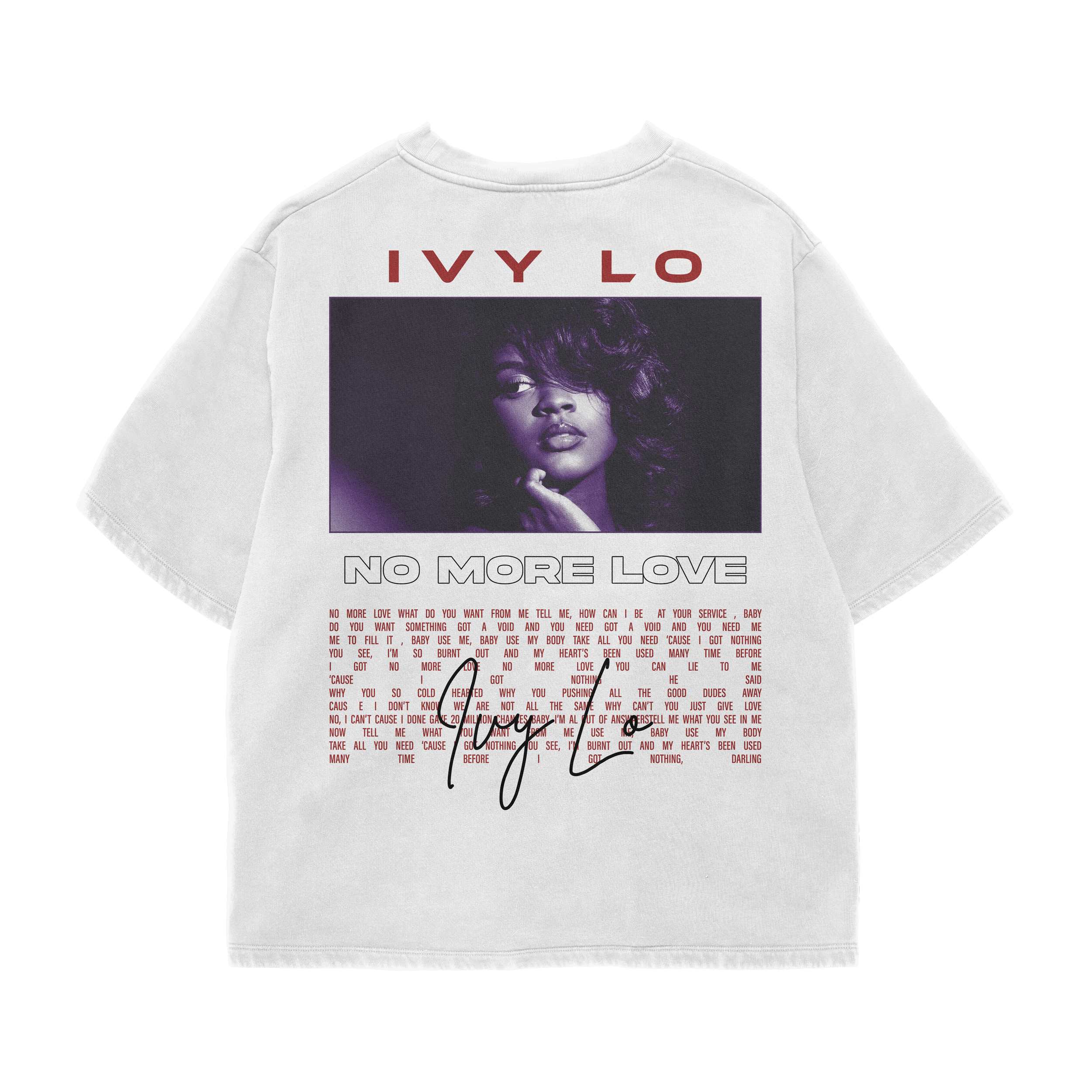 No More Love Vintage Tee- White (COMING SOON)