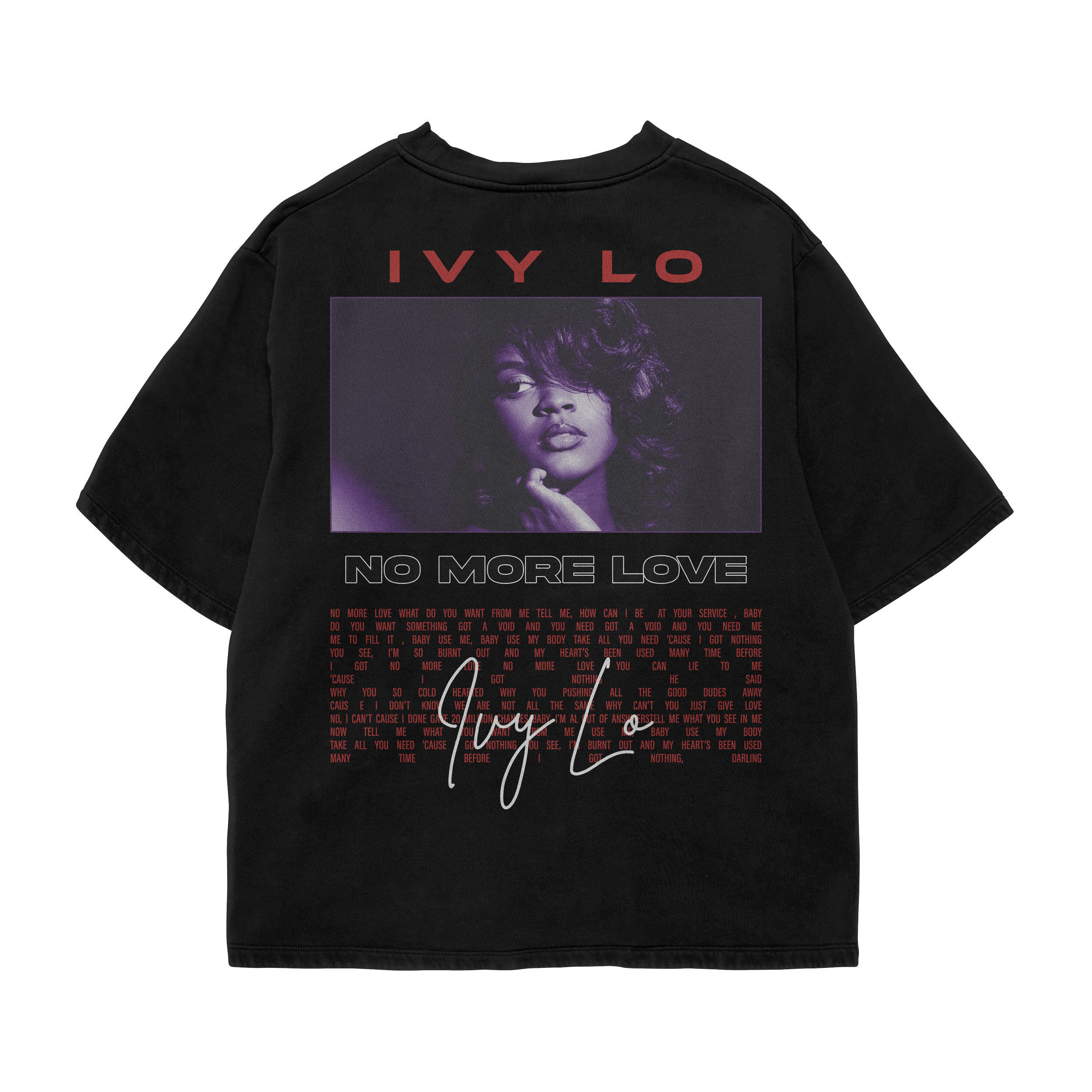 No More Love Vintage Tee - Black (COMING SOON)